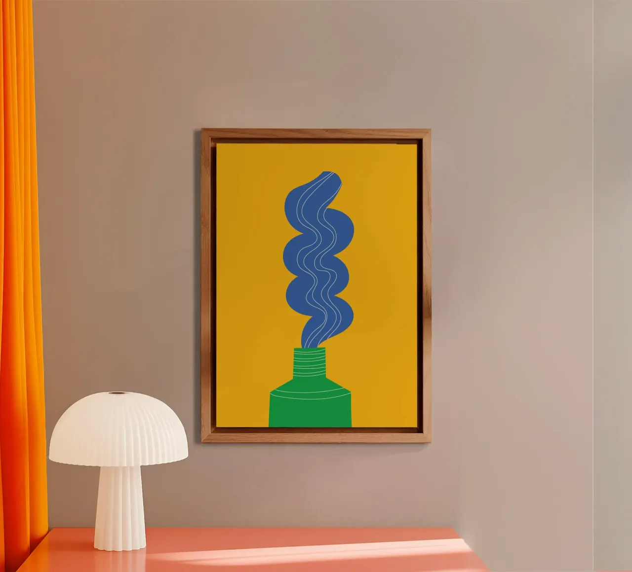 Toothpaste Funky forex plate by Studio Fun Boy