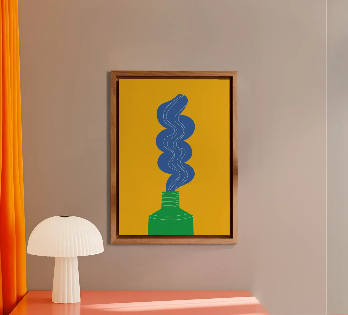 Toothpaste Funky forex plate by Studio Fun Boy