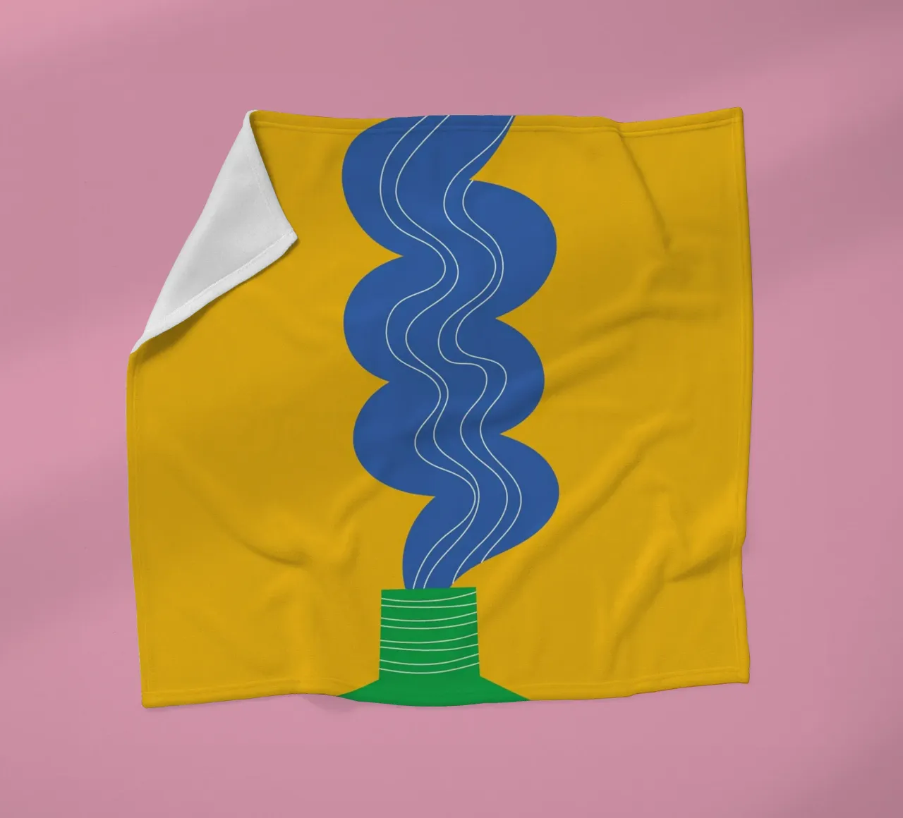 Toothpaste Funky Fleecedecke von Studio Fun Boy