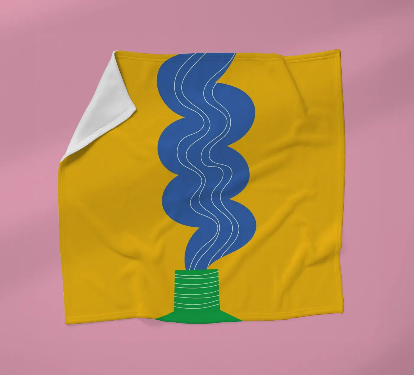 Toothpaste Funky Fleecedecke von Studio Fun Boy