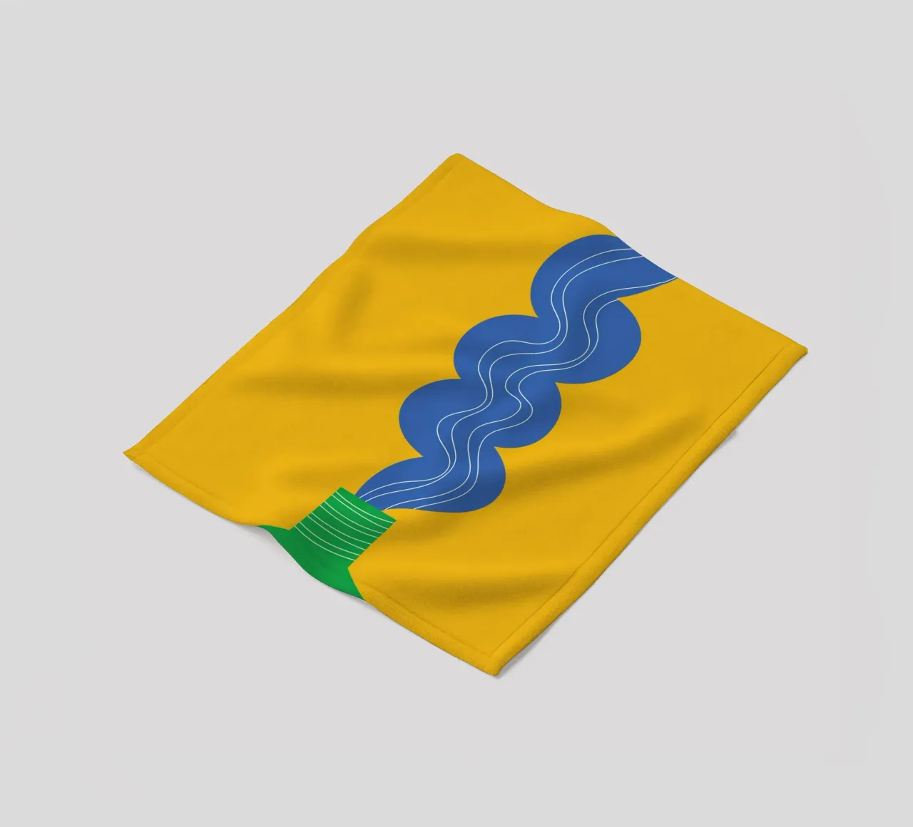 Toothpaste Funky Fleecedecke von Studio Fun Boy