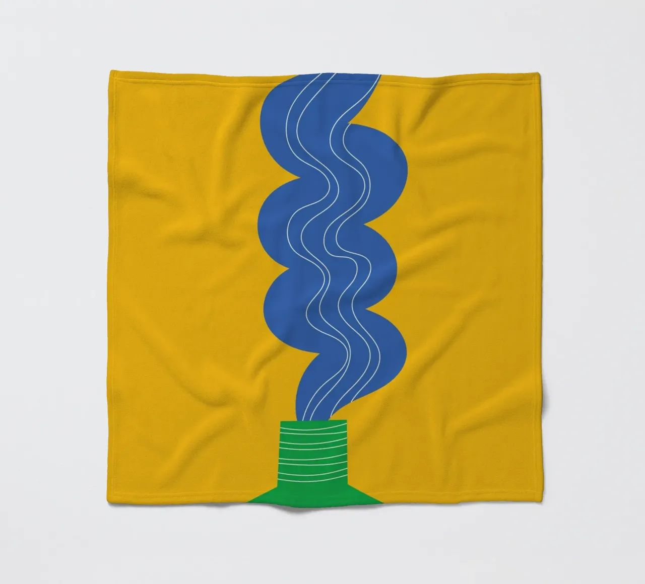 Toothpaste Funky Fleecedecke von Studio Fun Boy