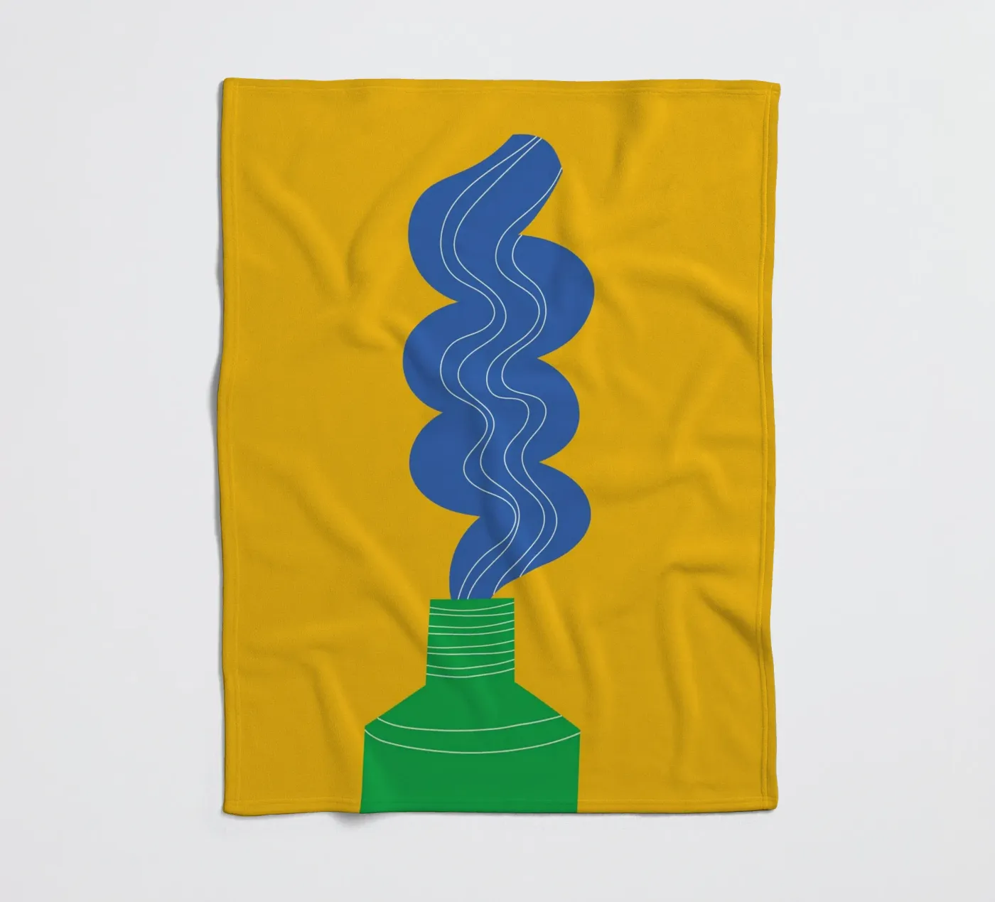 Tandpasta Funky fleecedeken van Studio Fun Boy