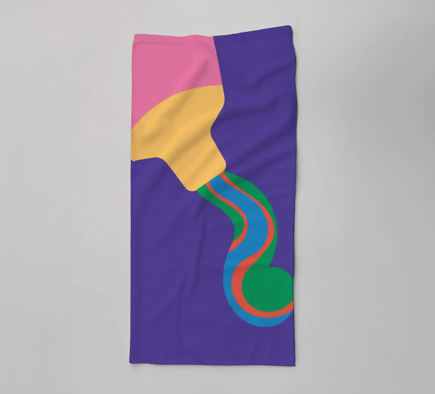 Toothpaste Bold Super towel by Studio Fun Boy