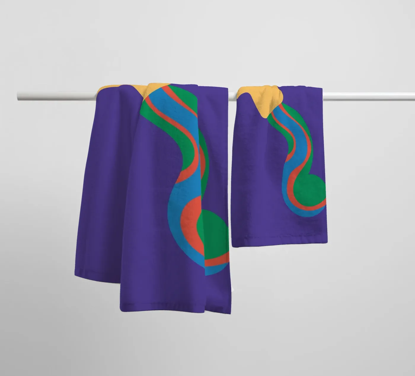 Toothpaste Bold Super towel by Studio Fun Boy