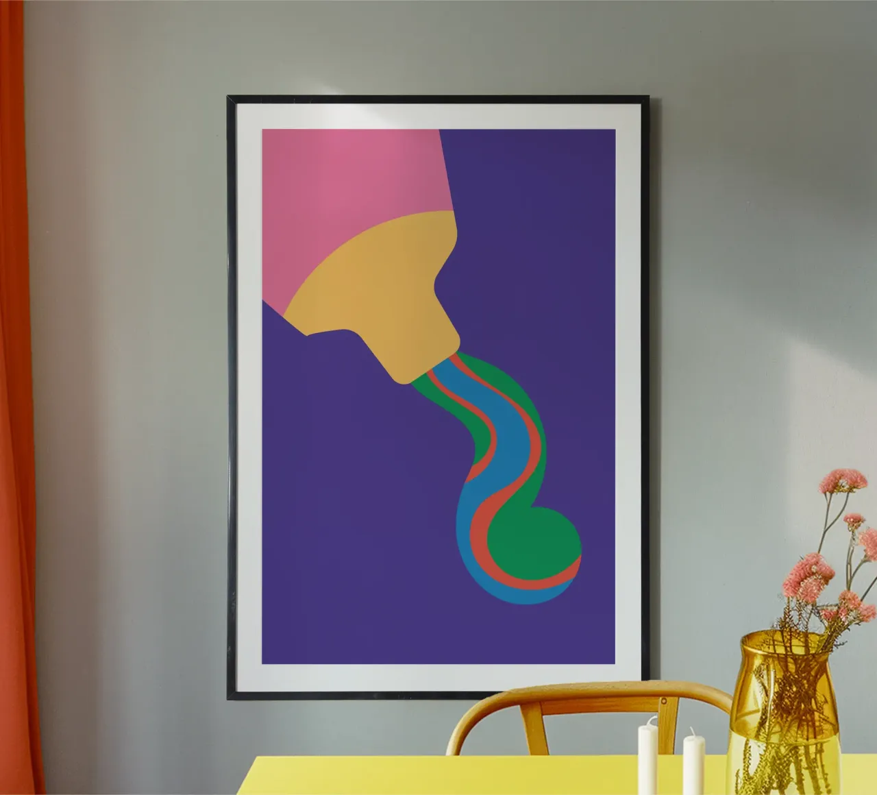 Toothpaste Bold Super poster by Studio Fun Boy