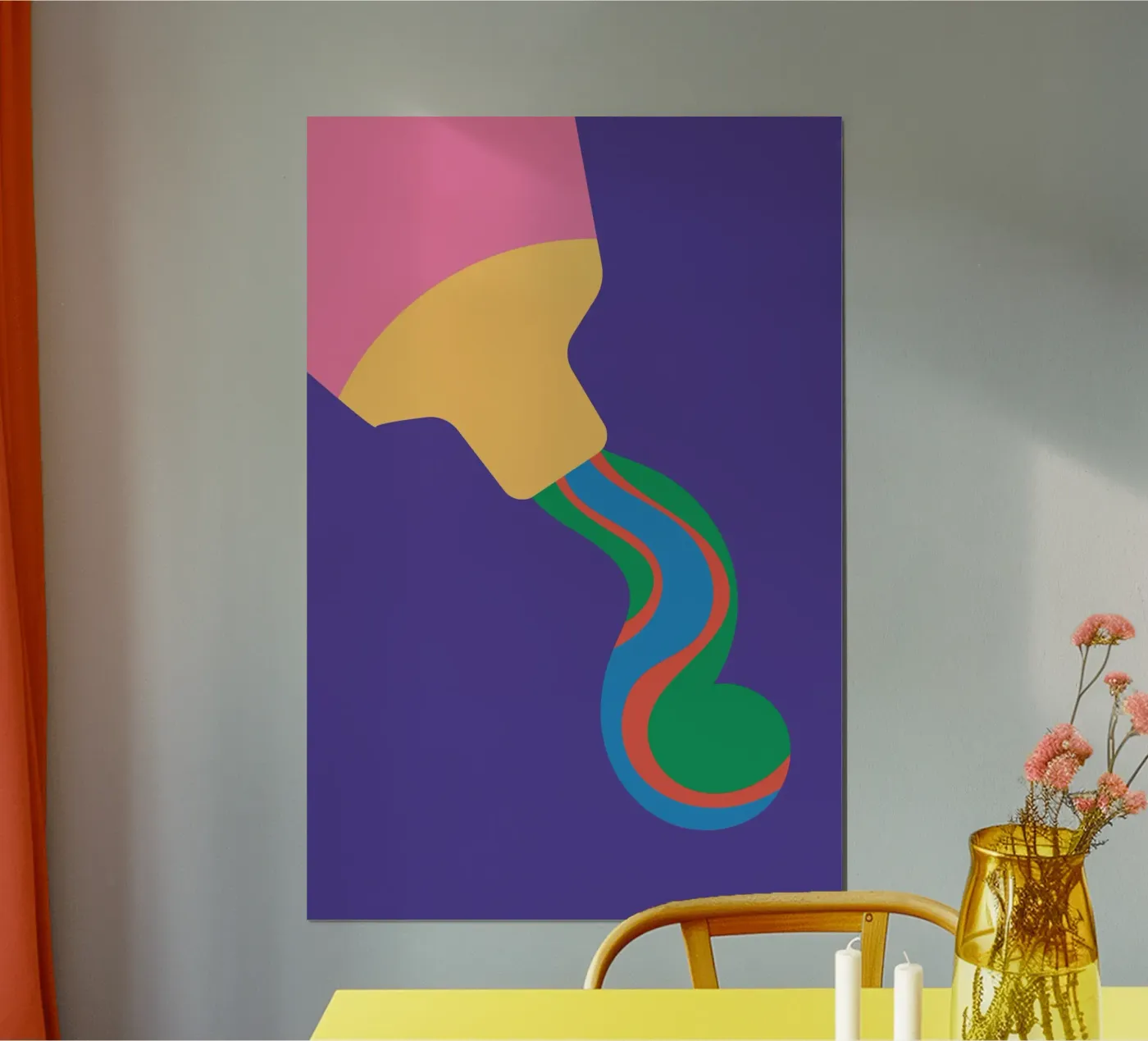 Tandpasta Vet Super poster van Studio Fun Boy