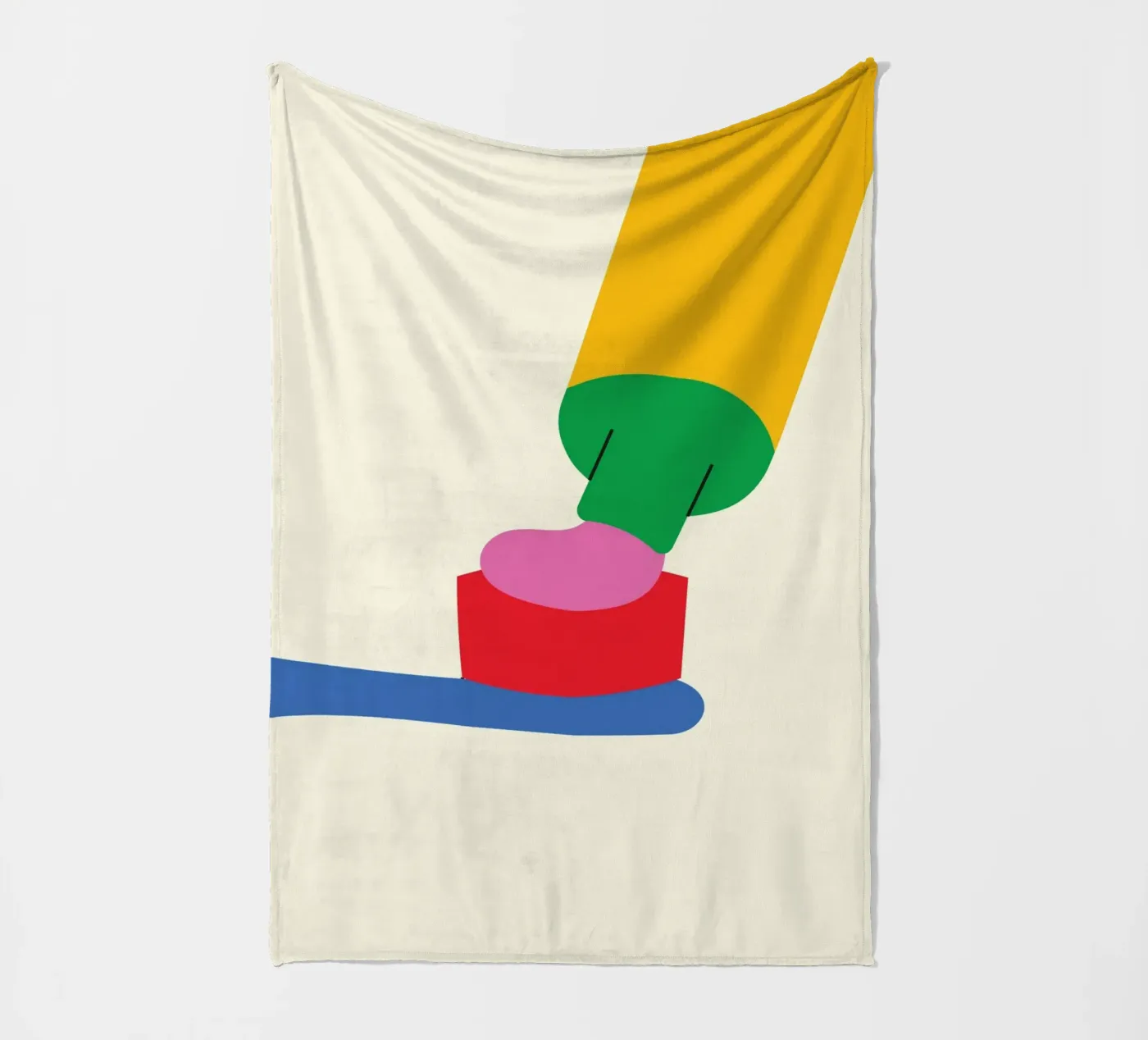 Bold Zahnpasta Niedlich Fleecedecke von Studio Fun Boy
