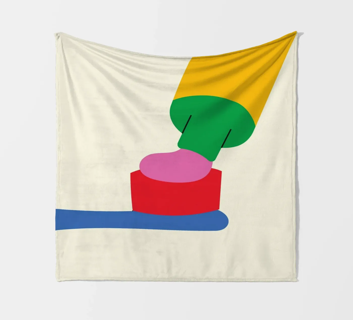 Bold Zahnpasta Niedlich Fleecedecke von Studio Fun Boy