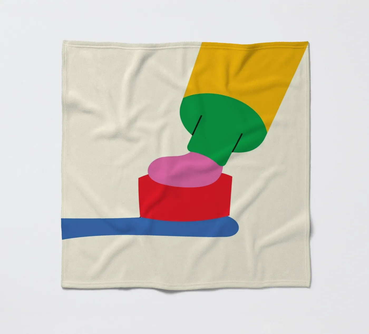 Bold Zahnpasta Niedlich Fleecedecke von Studio Fun Boy