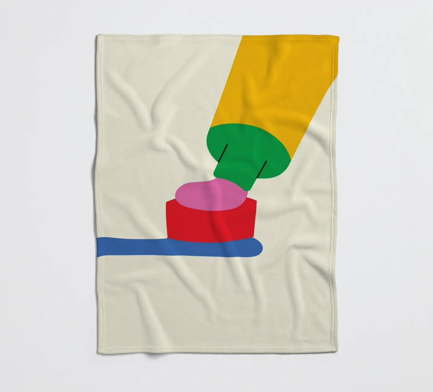 Bold Zahnpasta Niedlich Fleecedecke von Studio Fun Boy