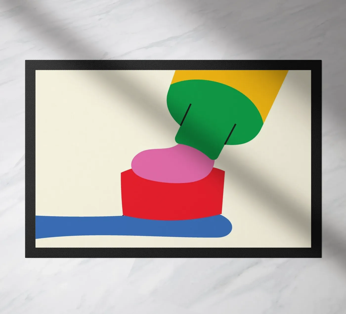 Bold Toothpaste Cute Fußmatte von Studio Fun Boy