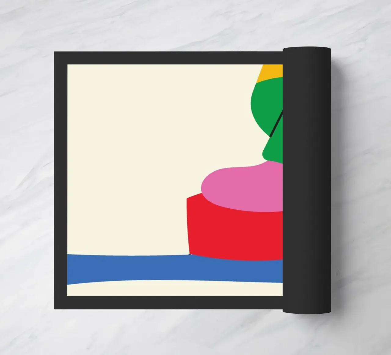 Bold Toothpaste Cute doormat by Studio Fun Boy