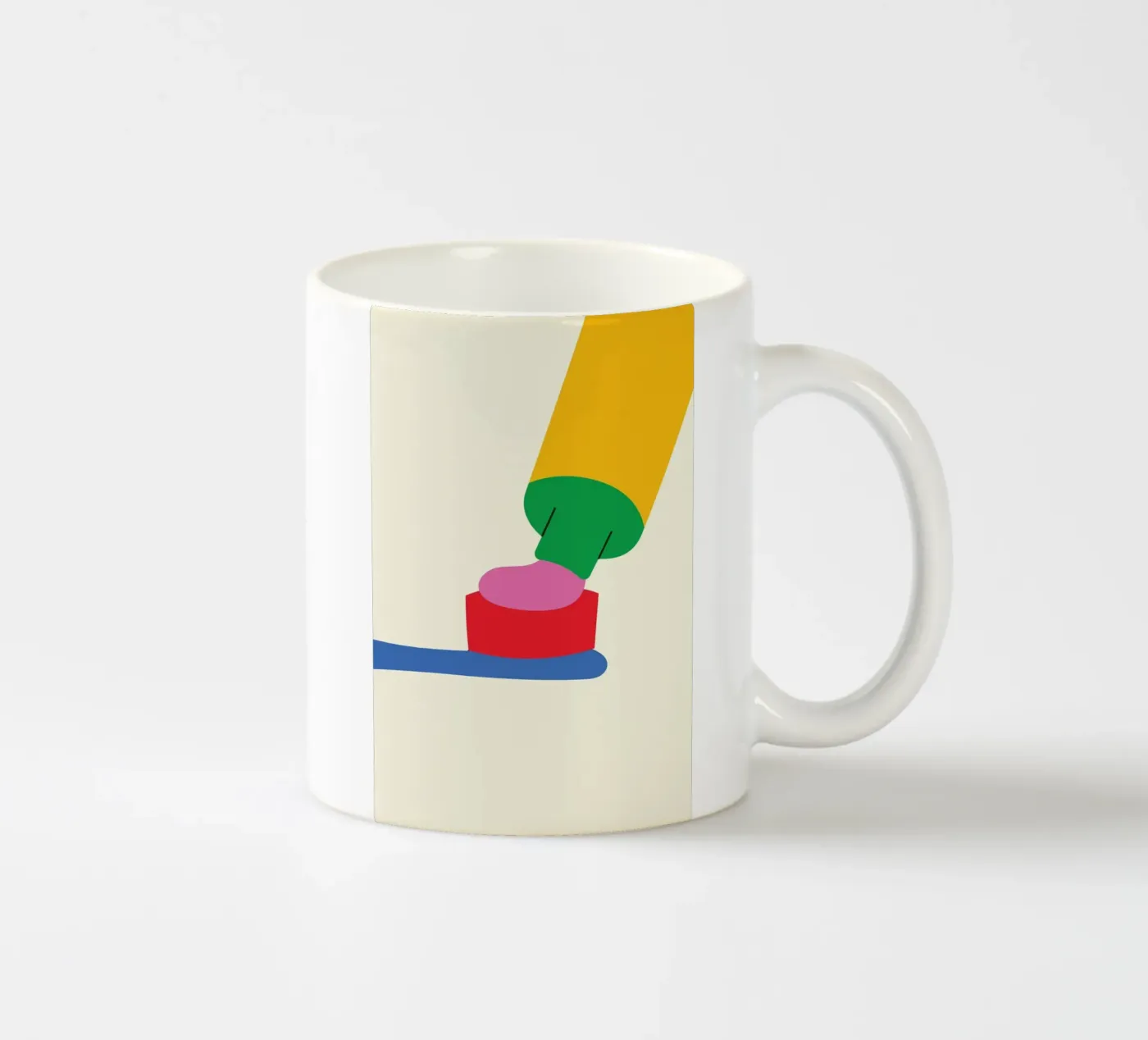 Bold Toothpaste Cute ceramic mug by Studio Fun Boy