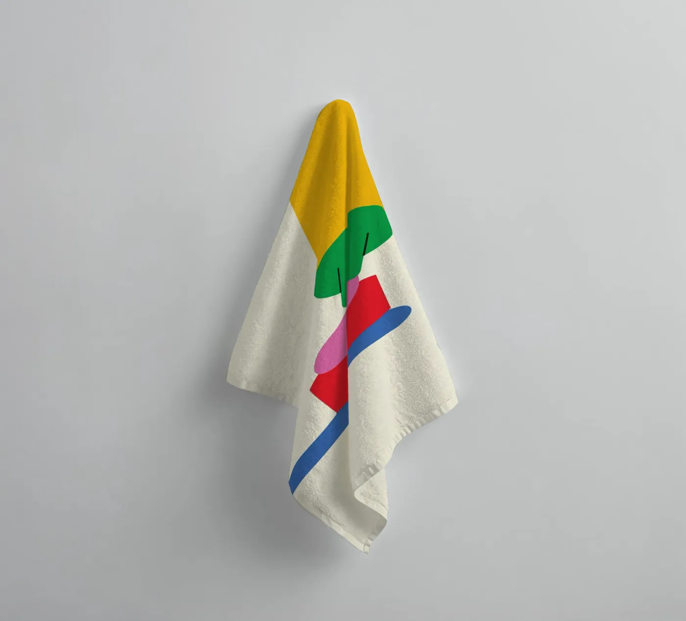 Schattige tandpasta badhanddoek van Studio Fun Boy