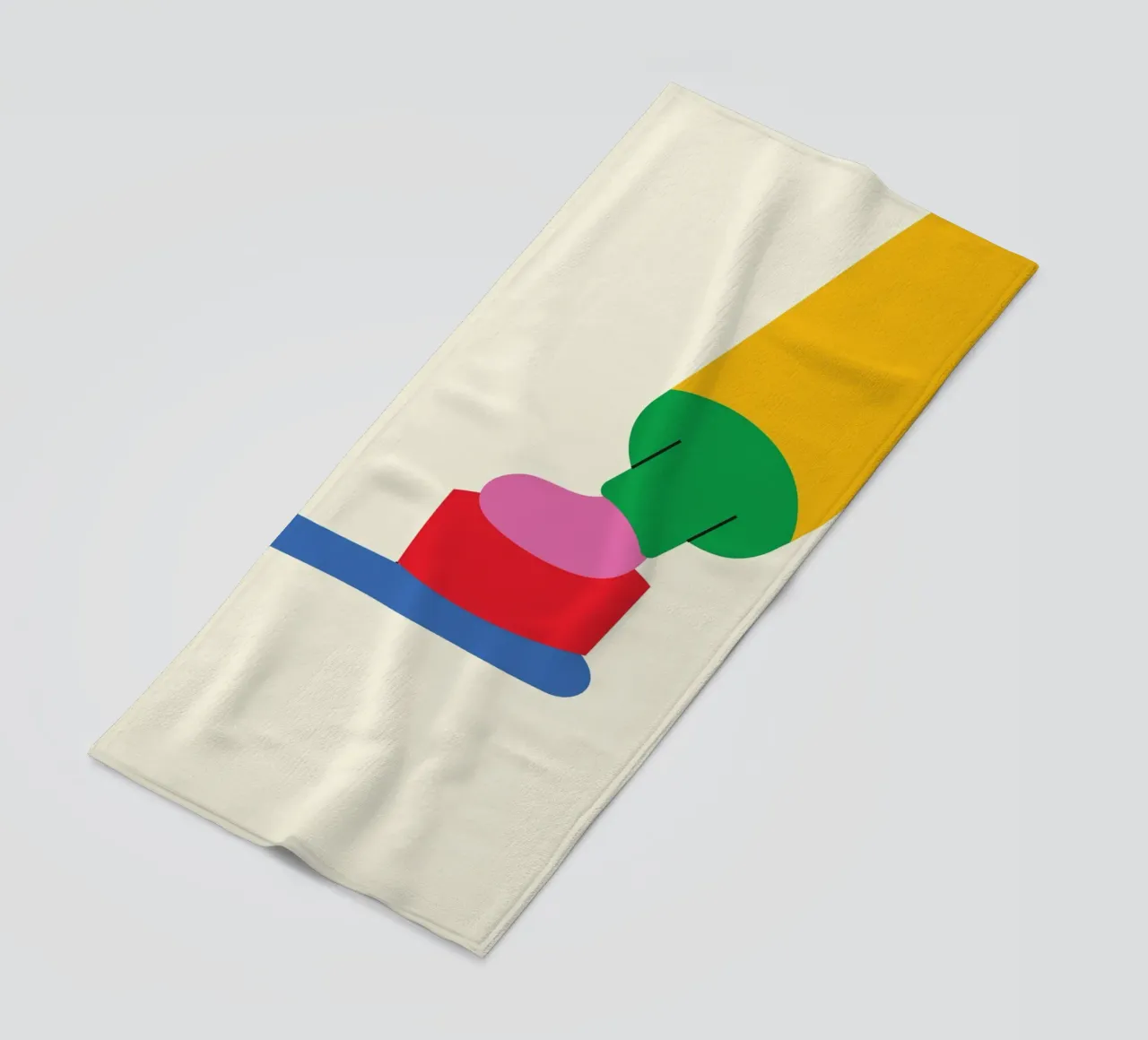 Bold Toothpaste Cute telo mare da Studio Fun Boy