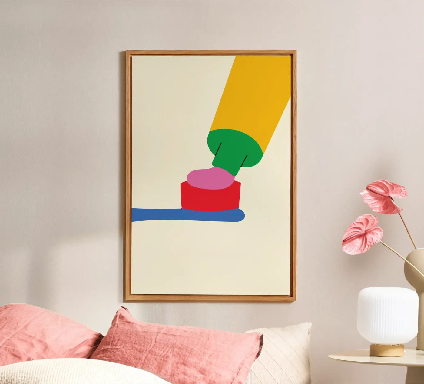 Bold Toothpaste Cute forex plate by Studio Fun Boy