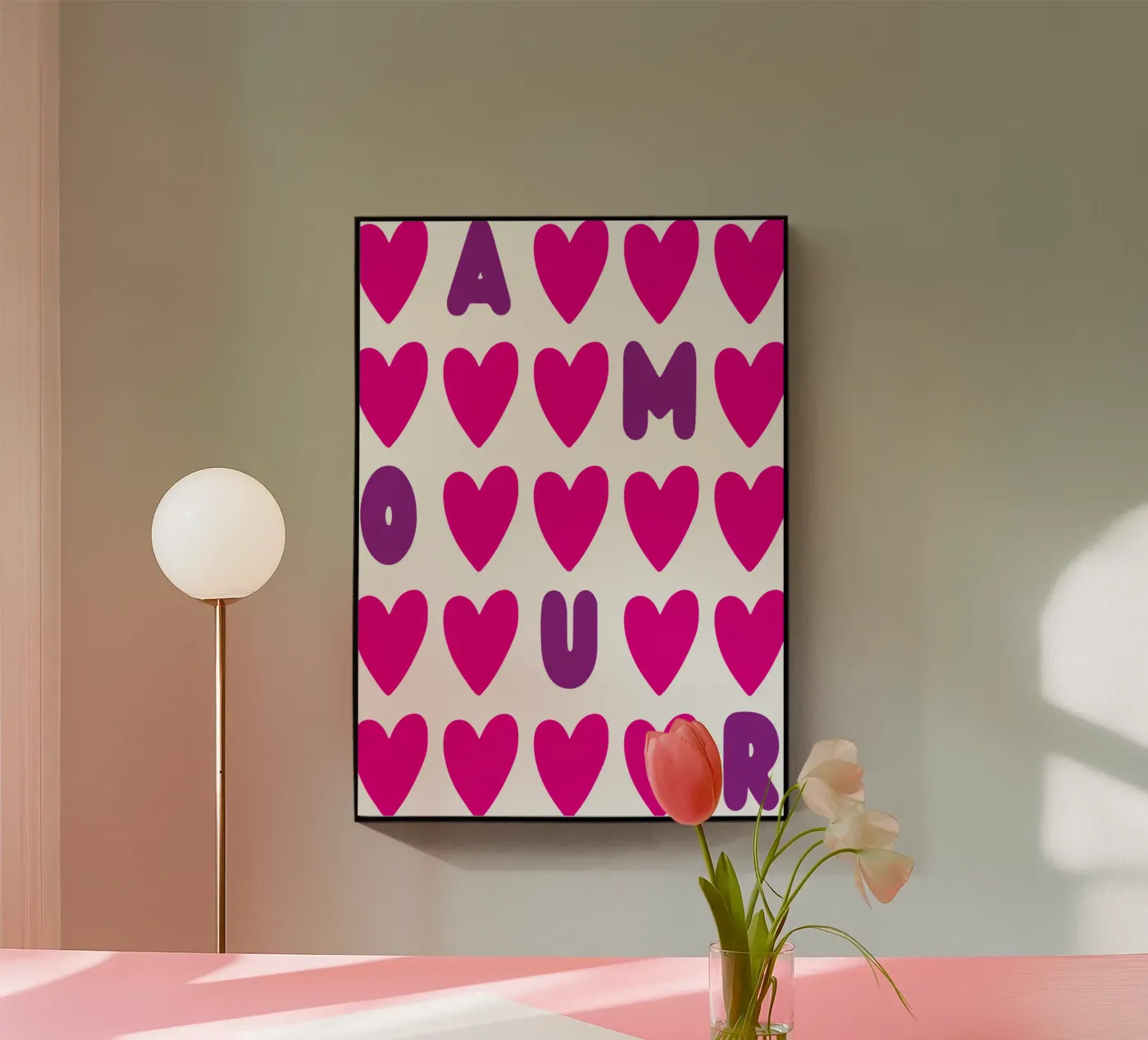 amour plexiglas de Deetooz