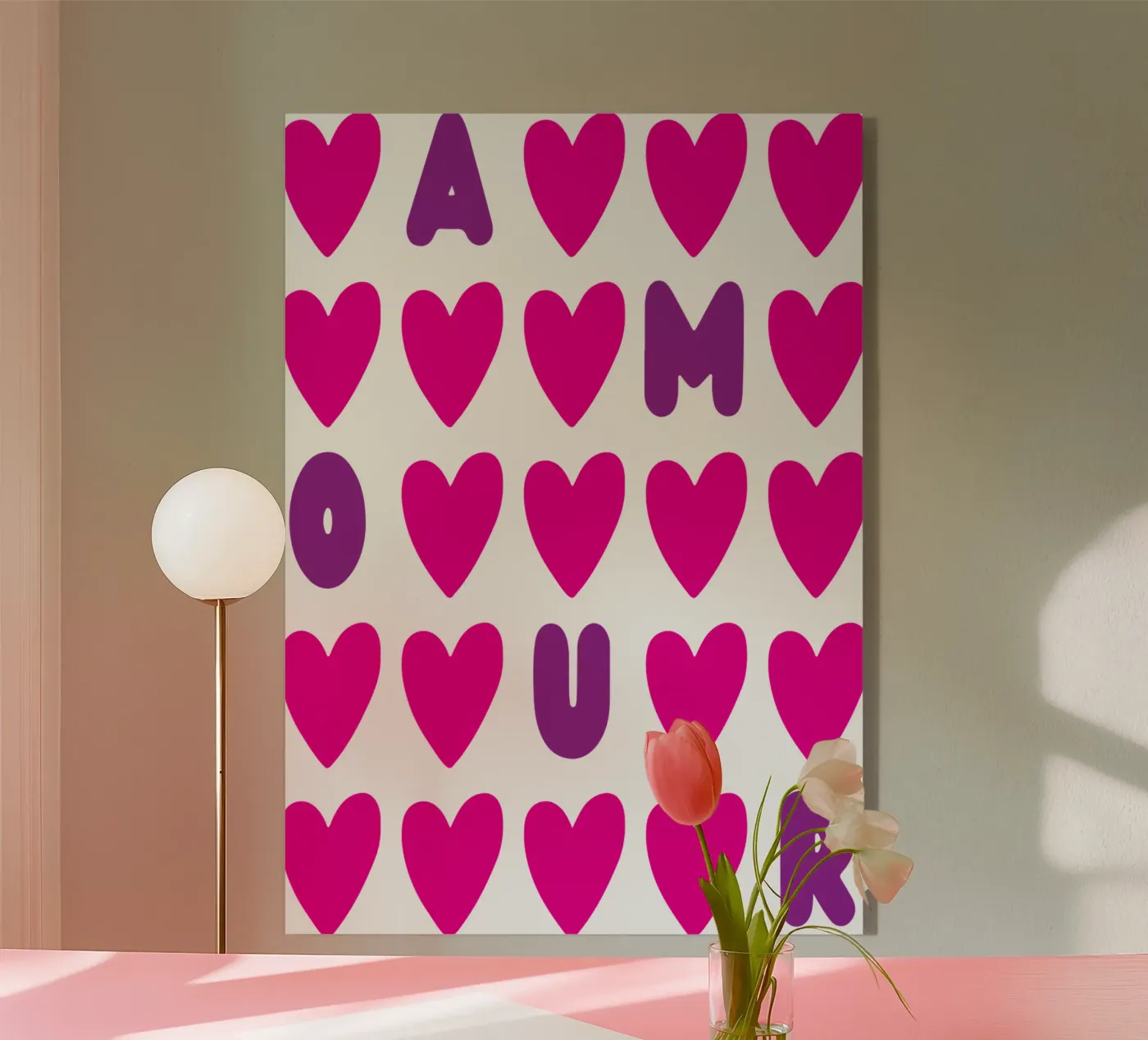 amour acryl van Deetooz