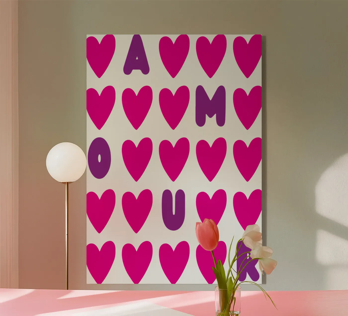 amour plexiglas de Deetooz