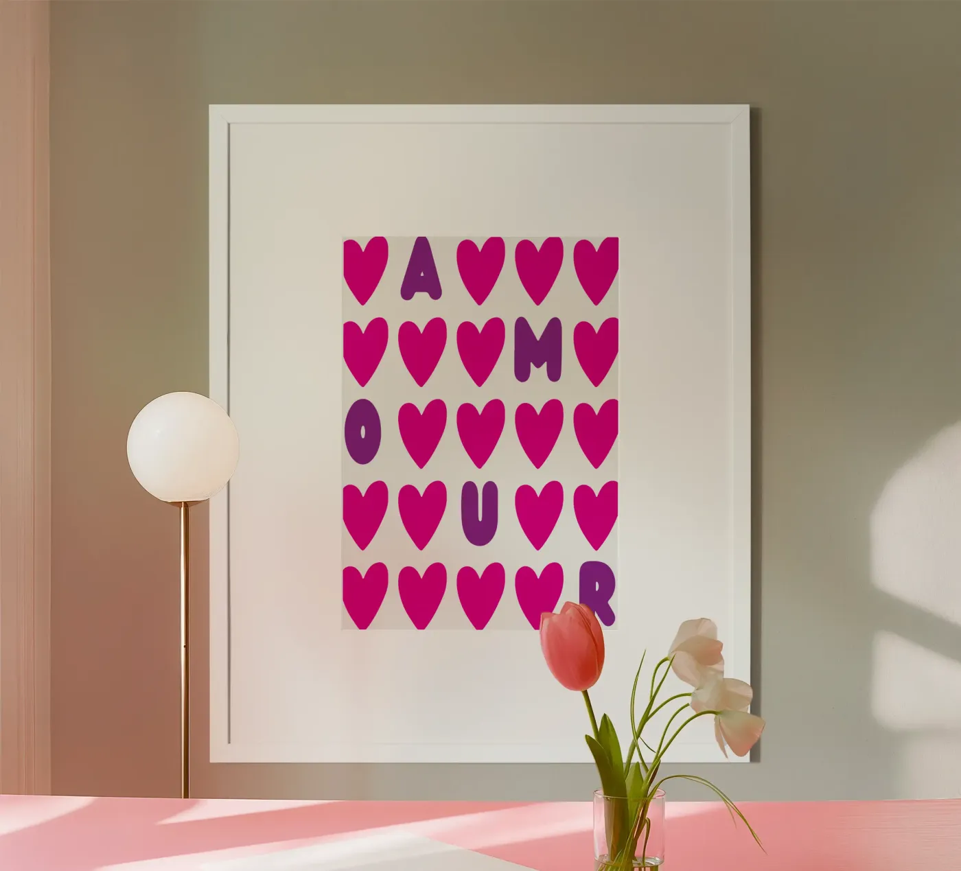 amour poster by Deetooz