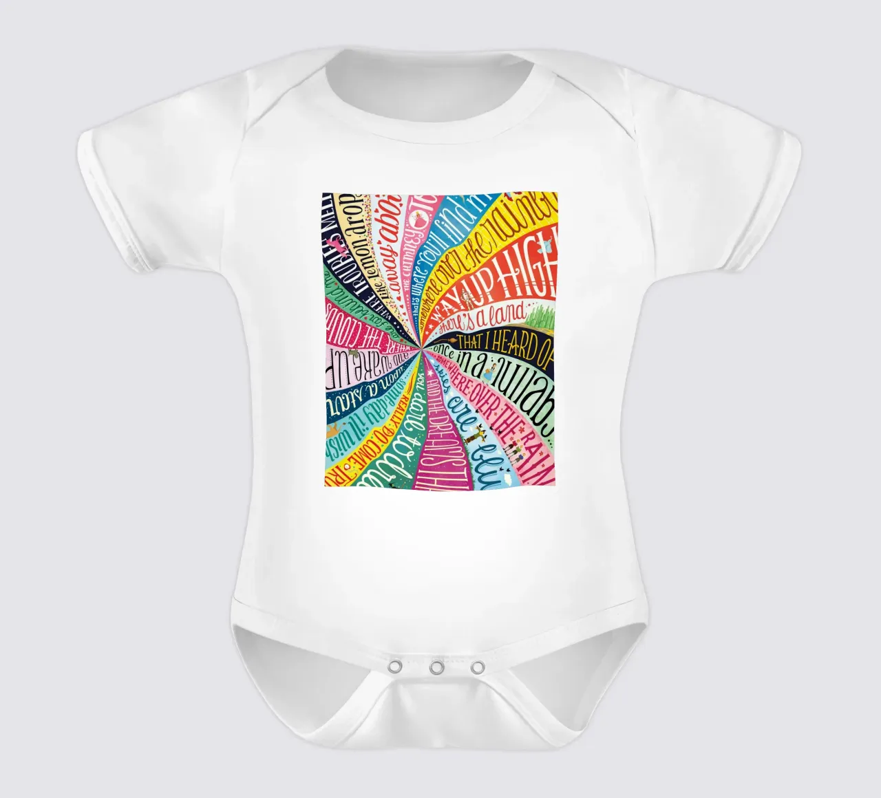 Over the Rainbow - Draw Me A Song Project body de bebé de Nour Tohme