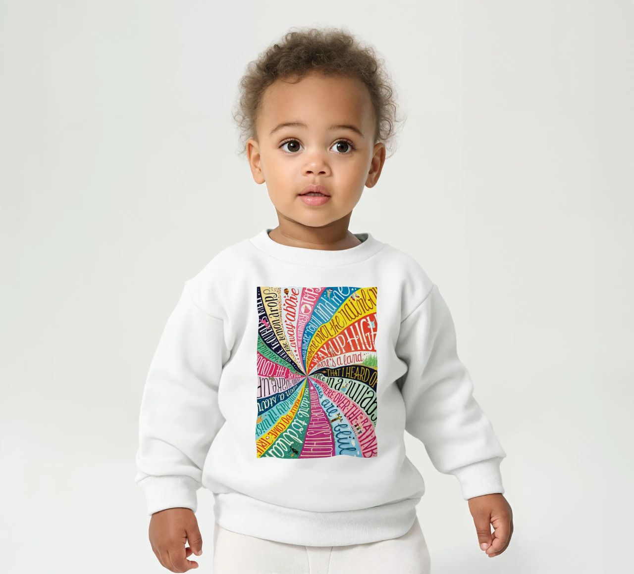 Over the Rainbow - Draw Me A Song Project sweat pour bébé de Nour Tohme