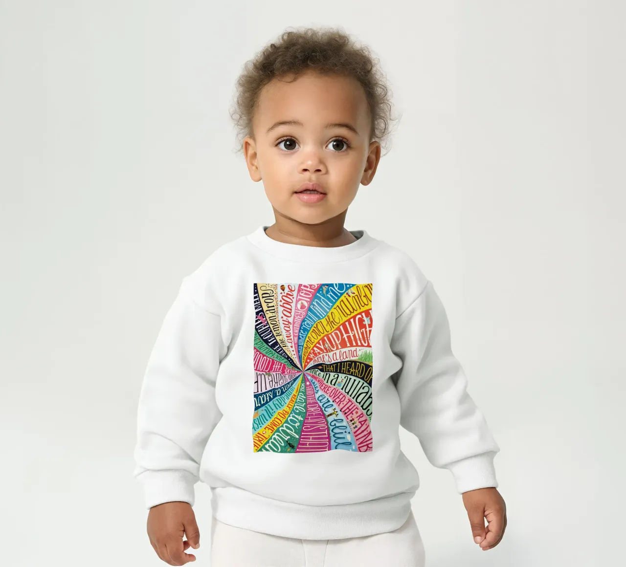 Over the Rainbow - Draw Me A Song Project Baby Sweatshirt von Nour Tohme