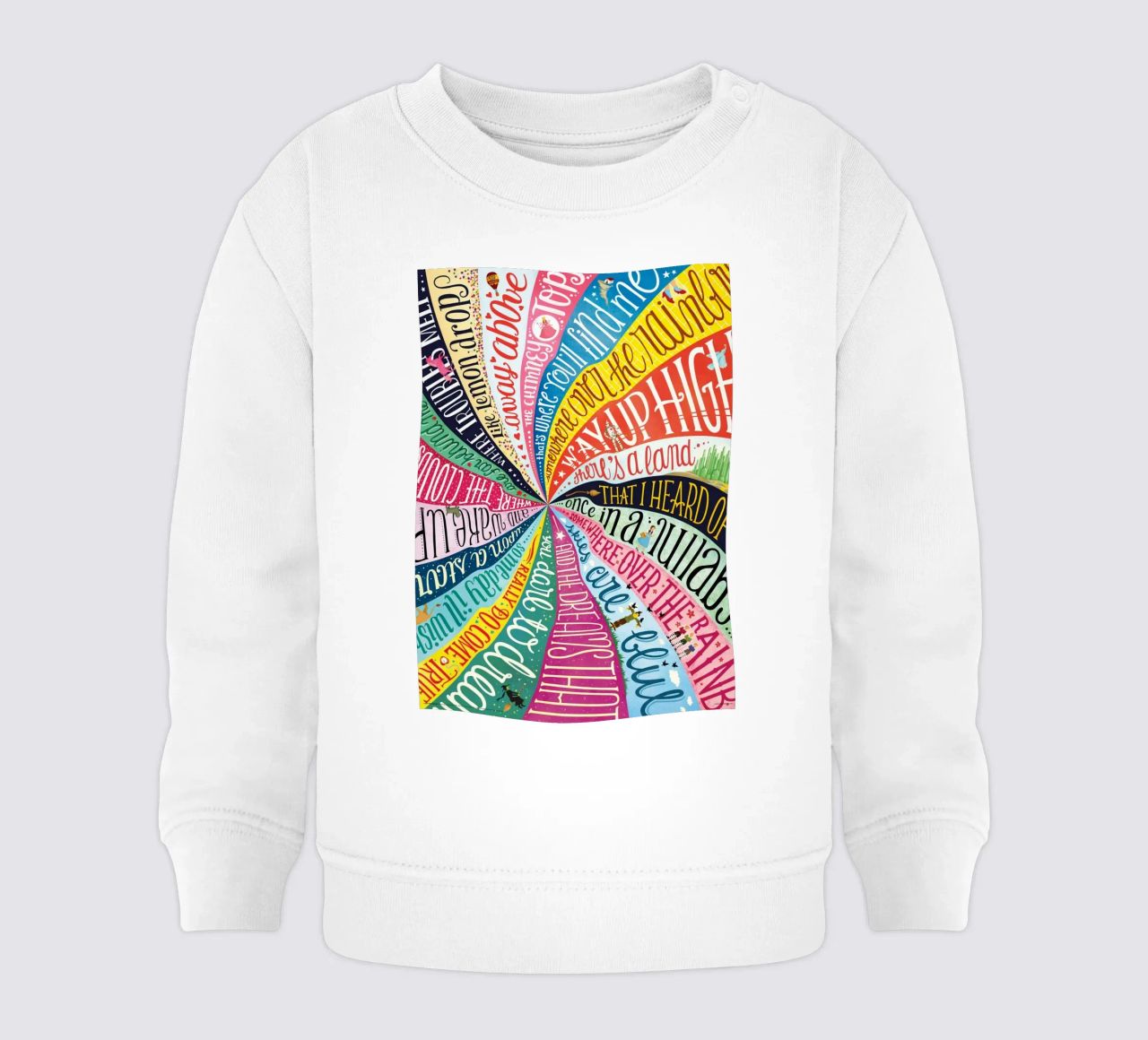 Over the Rainbow - Draw Me A Song Project sweat pour bébé de Nour Tohme