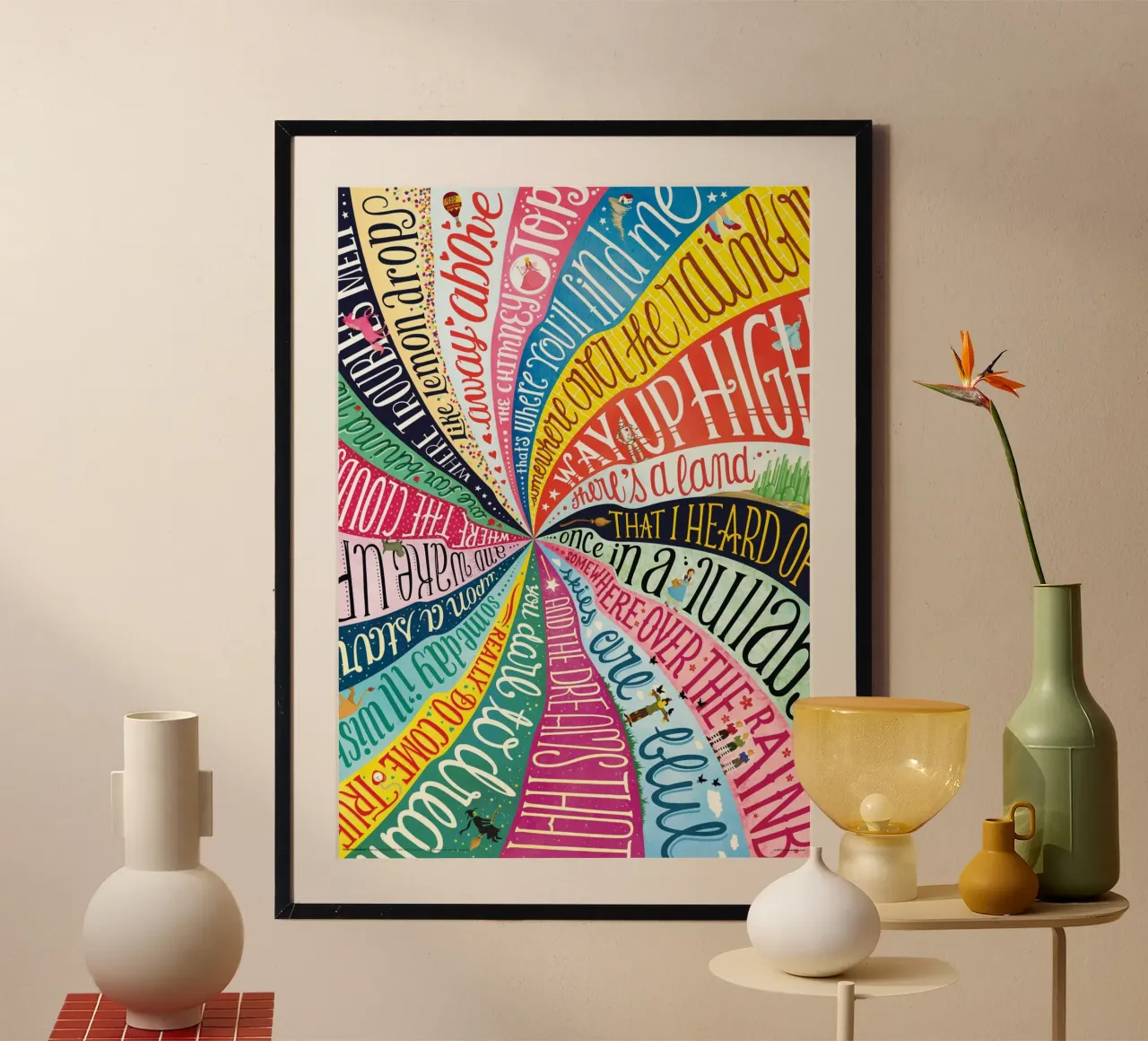 Over the Rainbow - Draw Me A Song Project hahnemühle van Nour Tohme