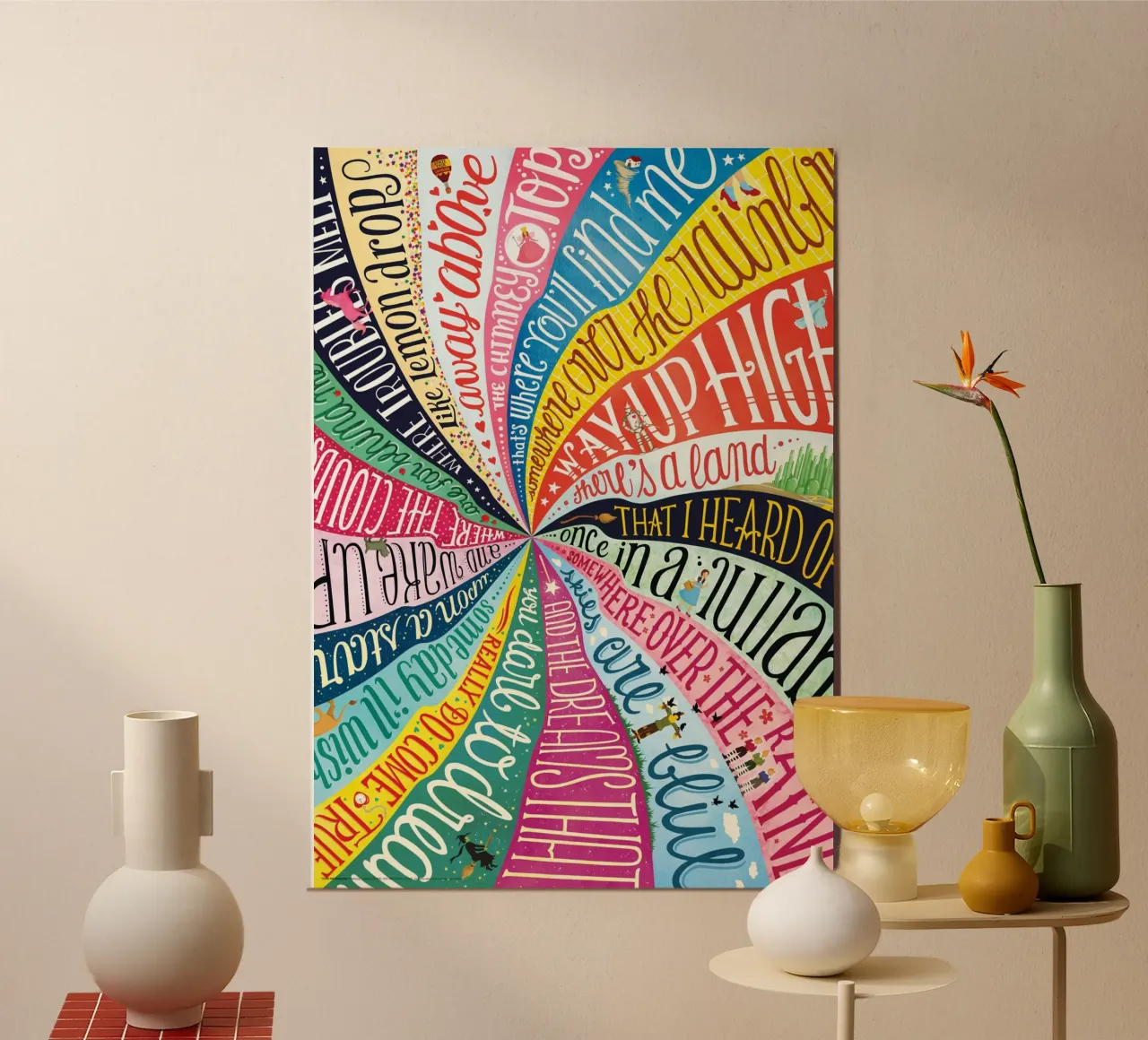 Over the Rainbow - Draw Me A Song Project hahnemühle van Nour Tohme
