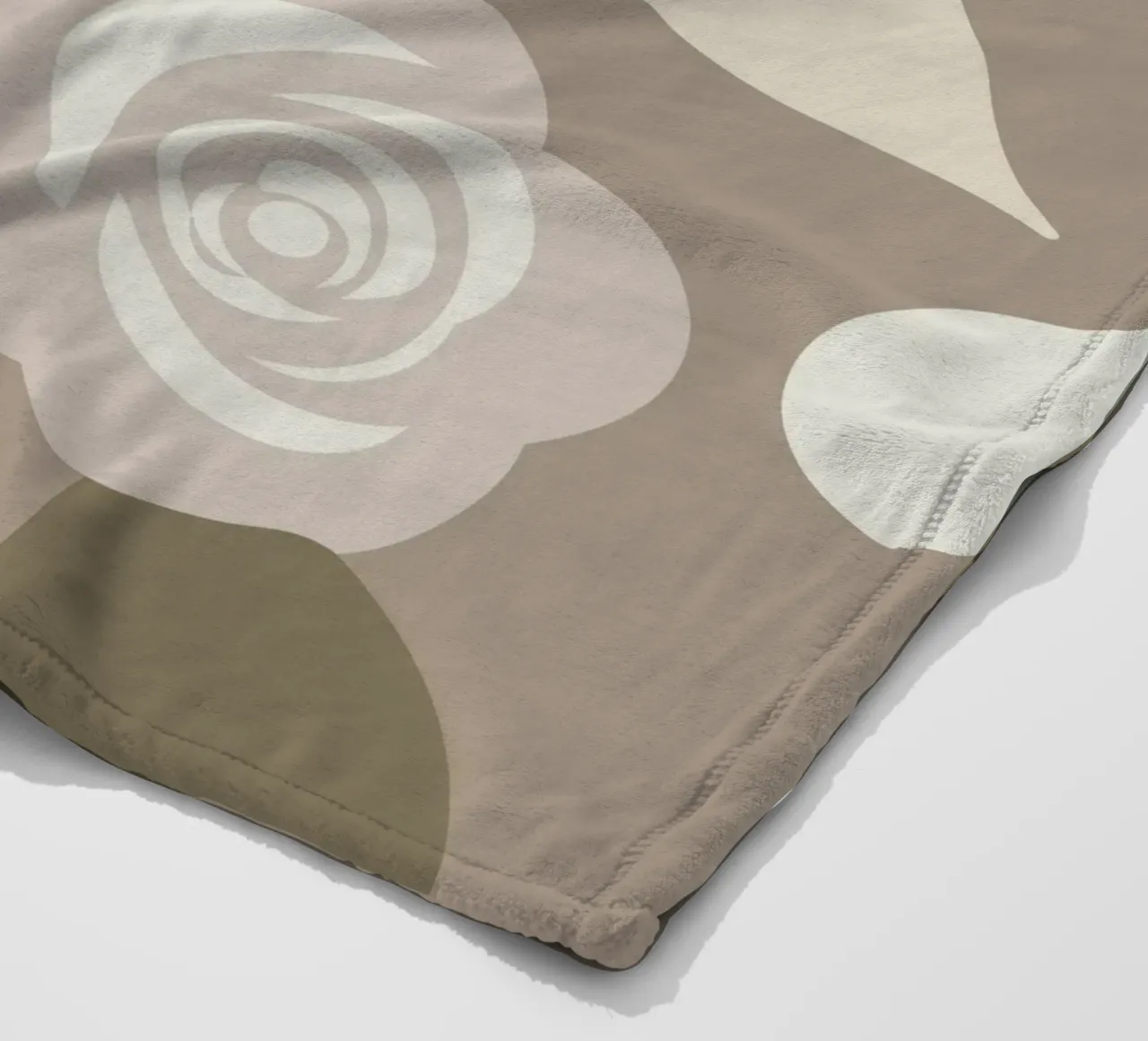 Rosenblüten-Muster Fleecedecke von SPECIAL FLOWER PATTERNS