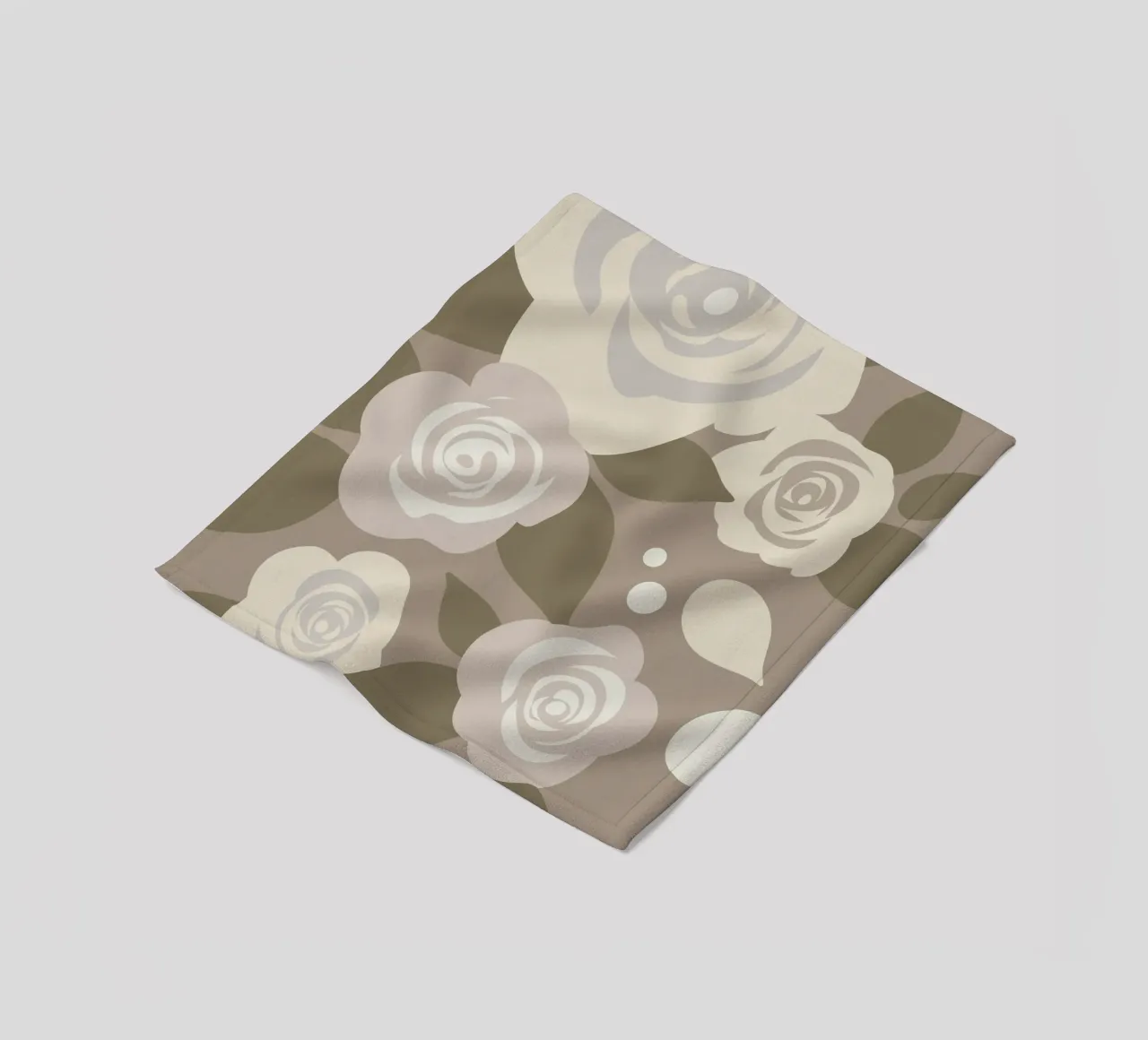 Rosenblüten-Muster Fleecedecke von SPECIAL FLOWER PATTERNS