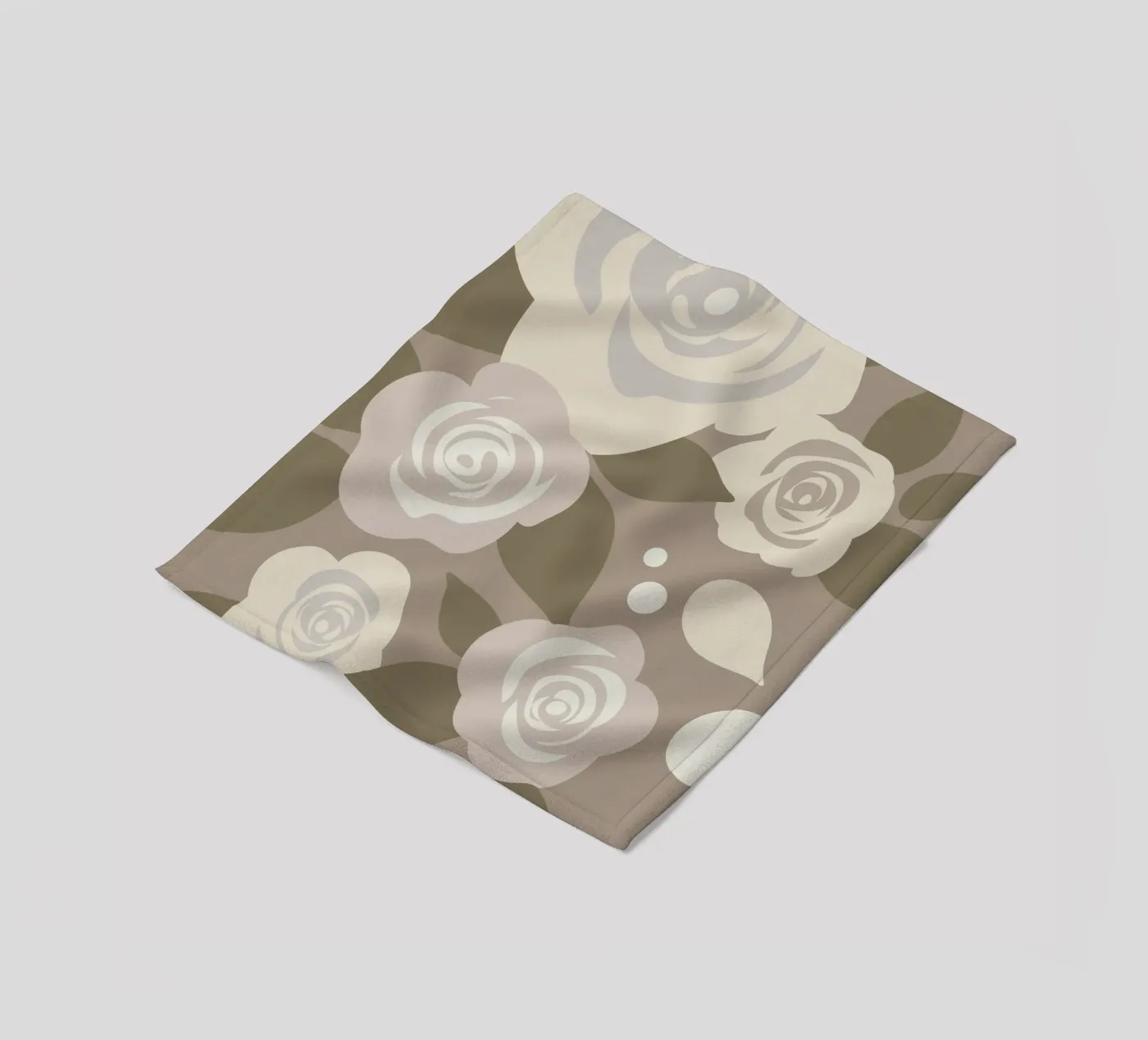 Rose Flower Pattern fleece blanket by SPECIAL FLOWER PATTERNS
