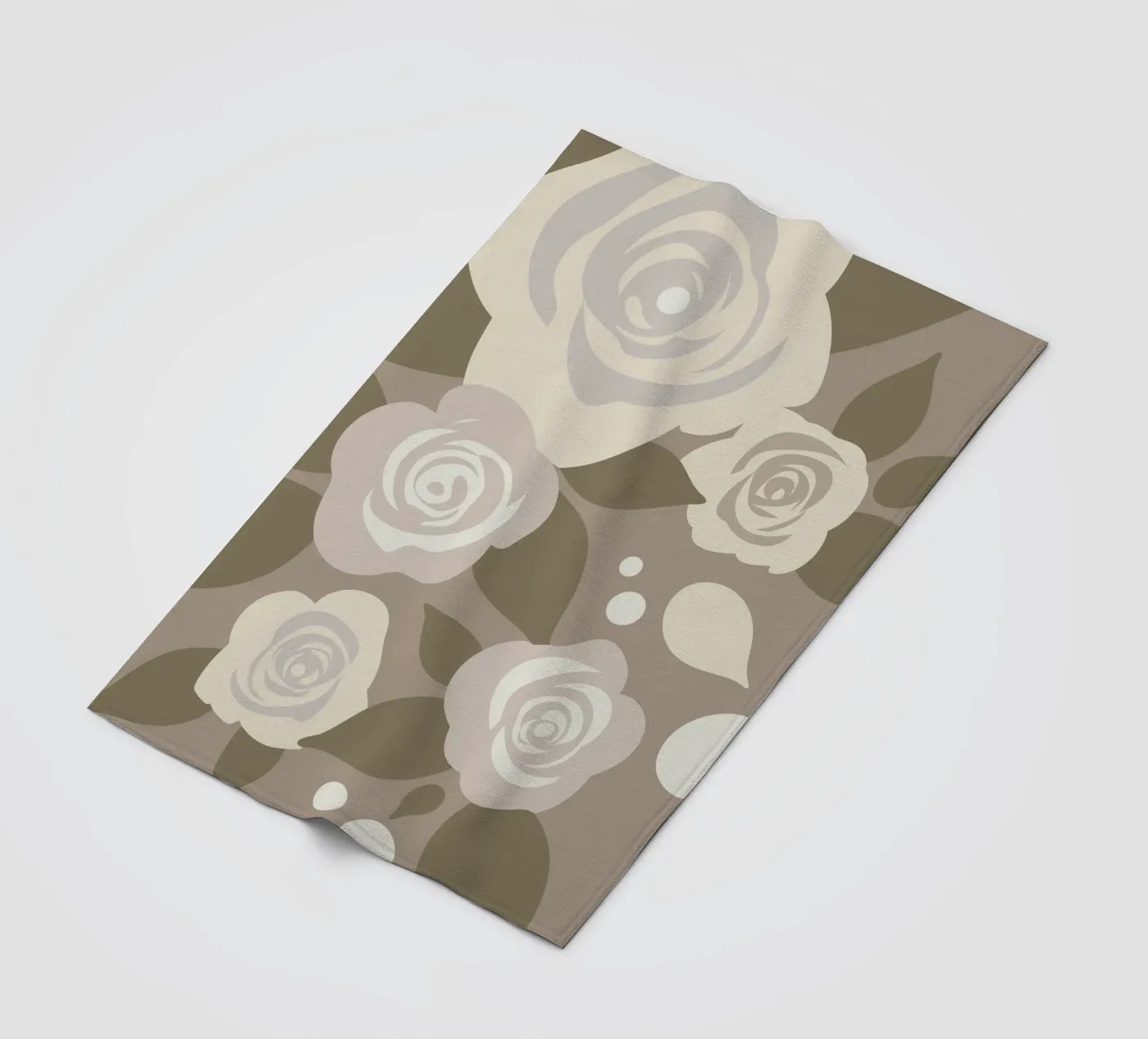 Rose Flower Pattern fleece blanket by SPECIAL FLOWER PATTERNS