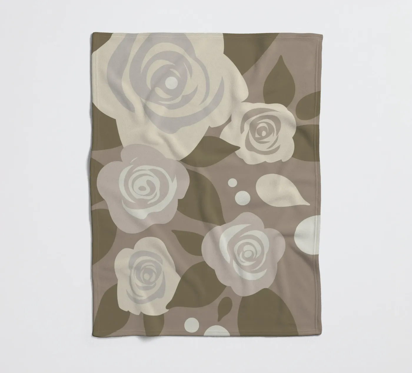 Rose Flower Pattern fleece blanket by SPECIAL FLOWER PATTERNS