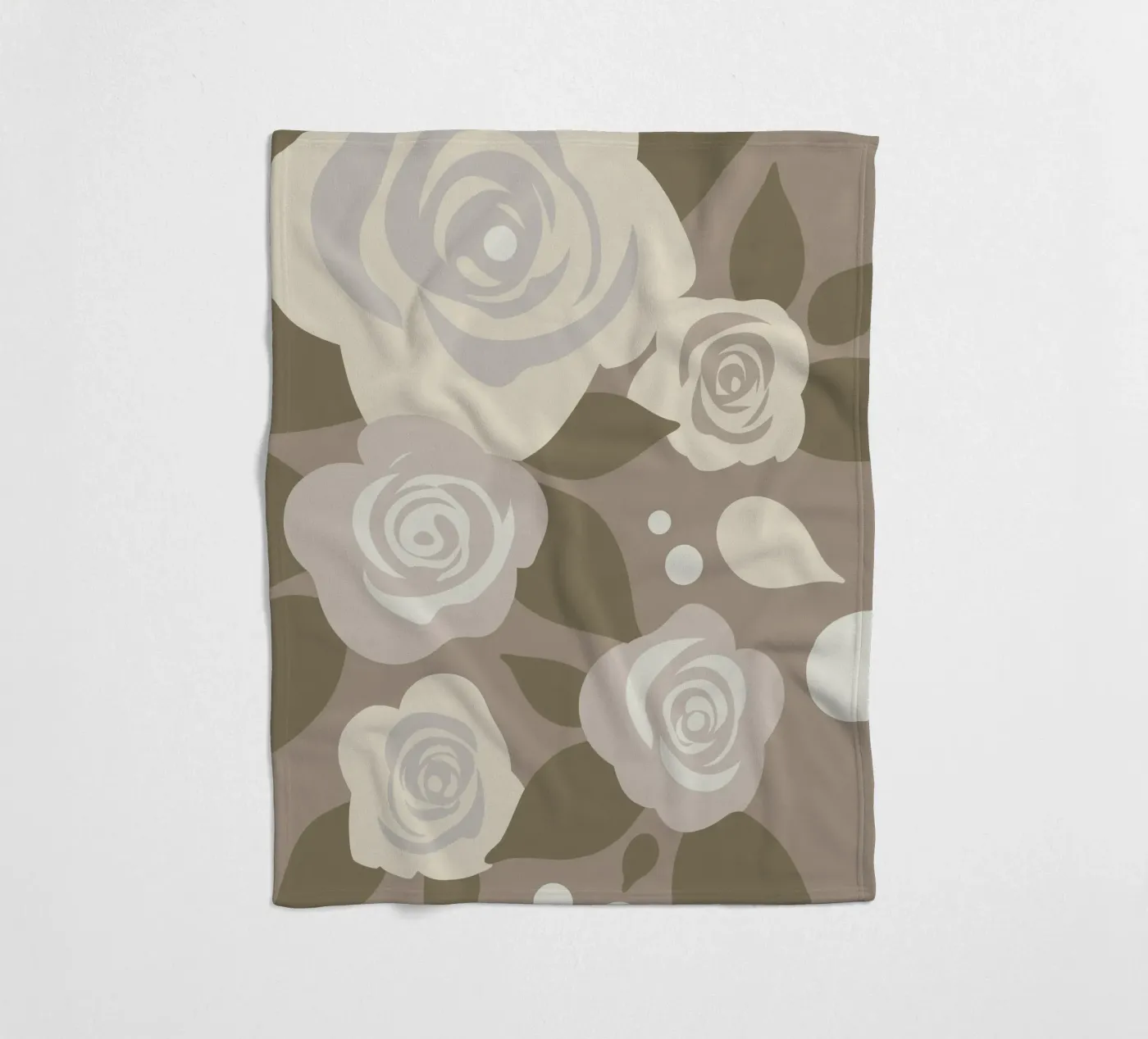 Rose Flower Pattern fleece blanket by SPECIAL FLOWER PATTERNS