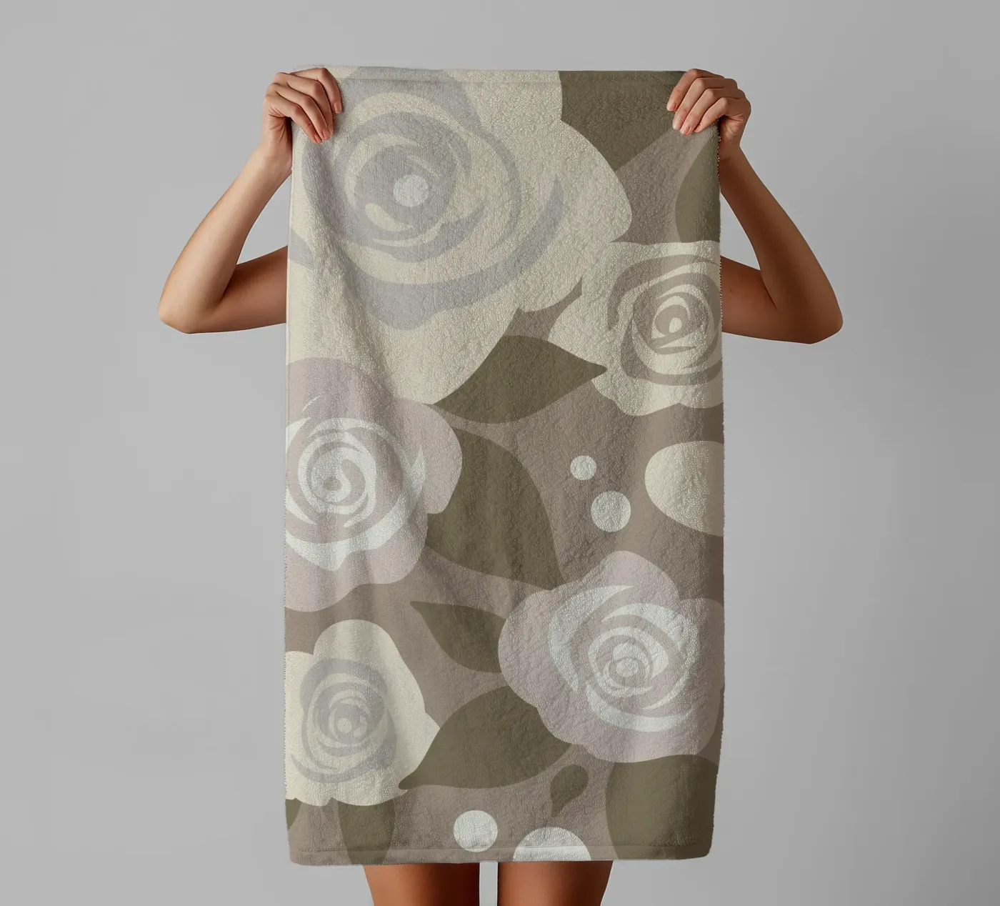 Rose Flower Pattern towel by SPECIAL FLOWER PATTERNS