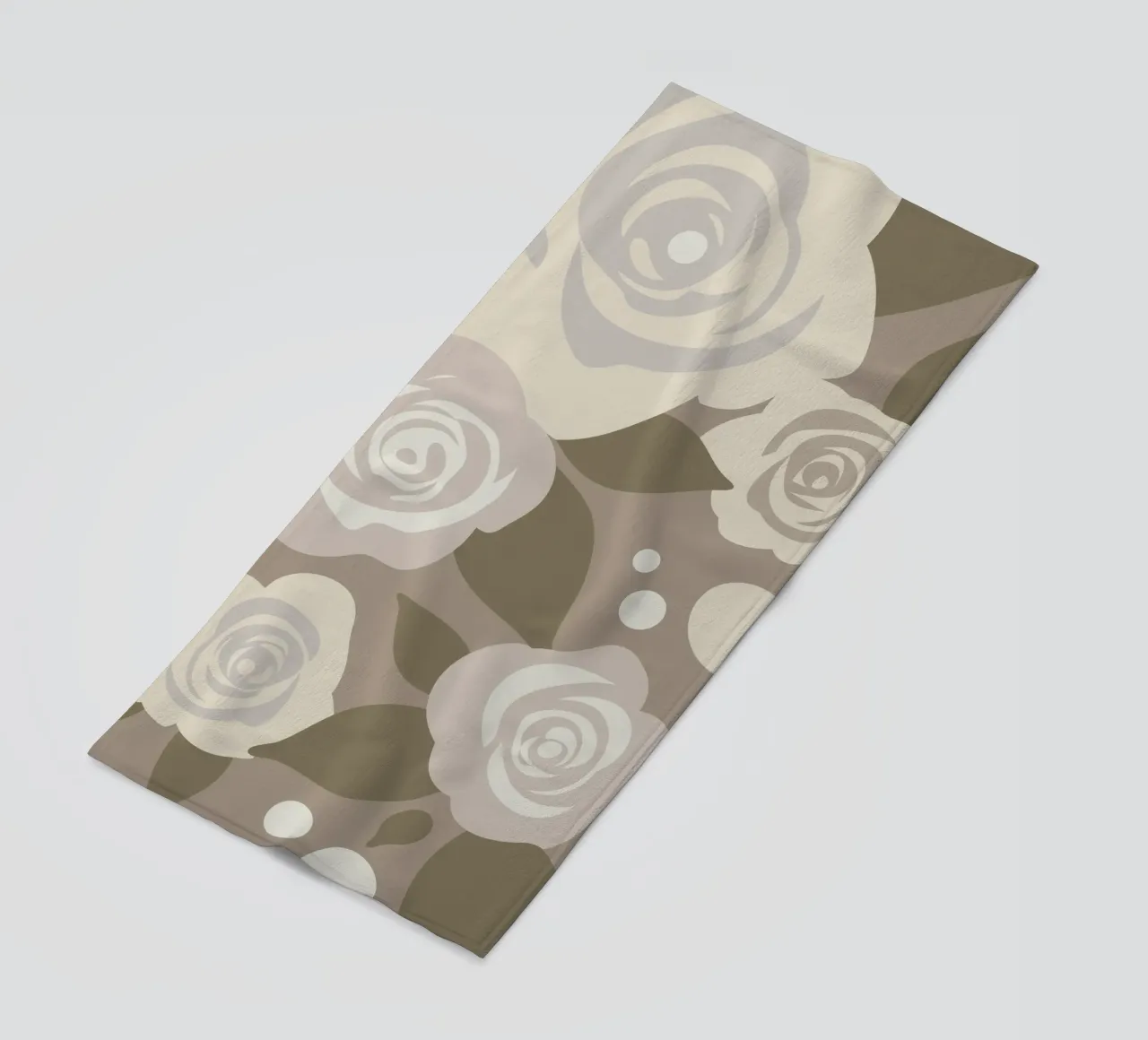 Rose Flower Pattern telo mare da SPECIAL FLOWER PATTERNS