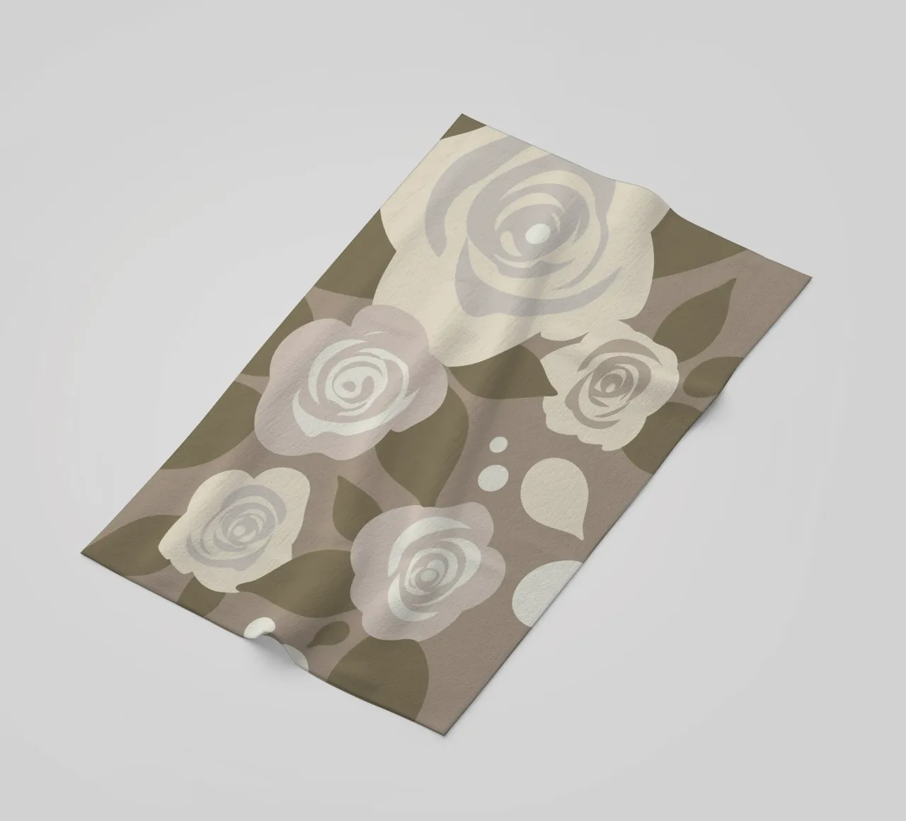 Rose Flower Pattern telo mare da SPECIAL FLOWER PATTERNS