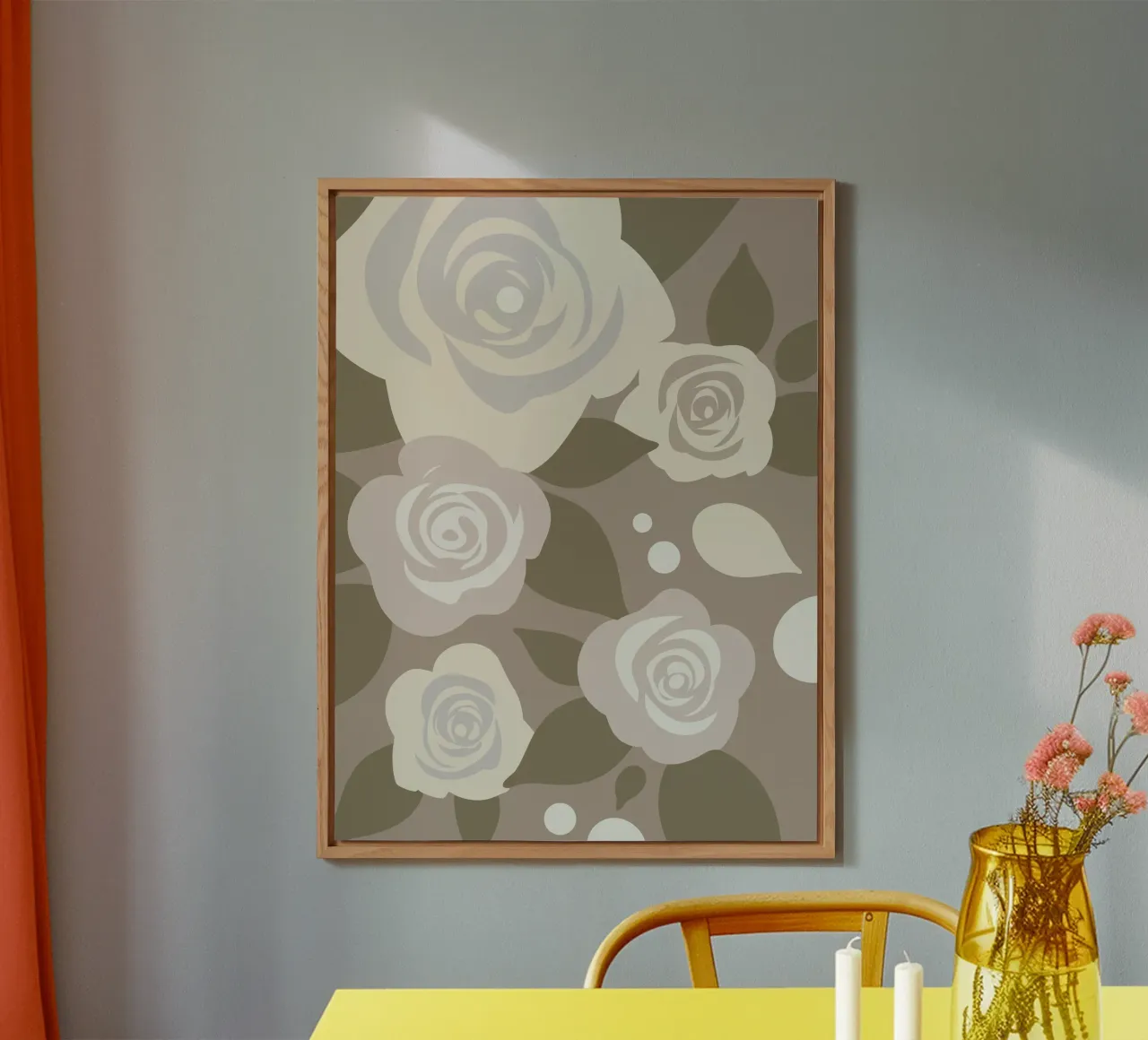 Rose Flower Pattern forex plate by SPECIAL FLOWER PATTERNS