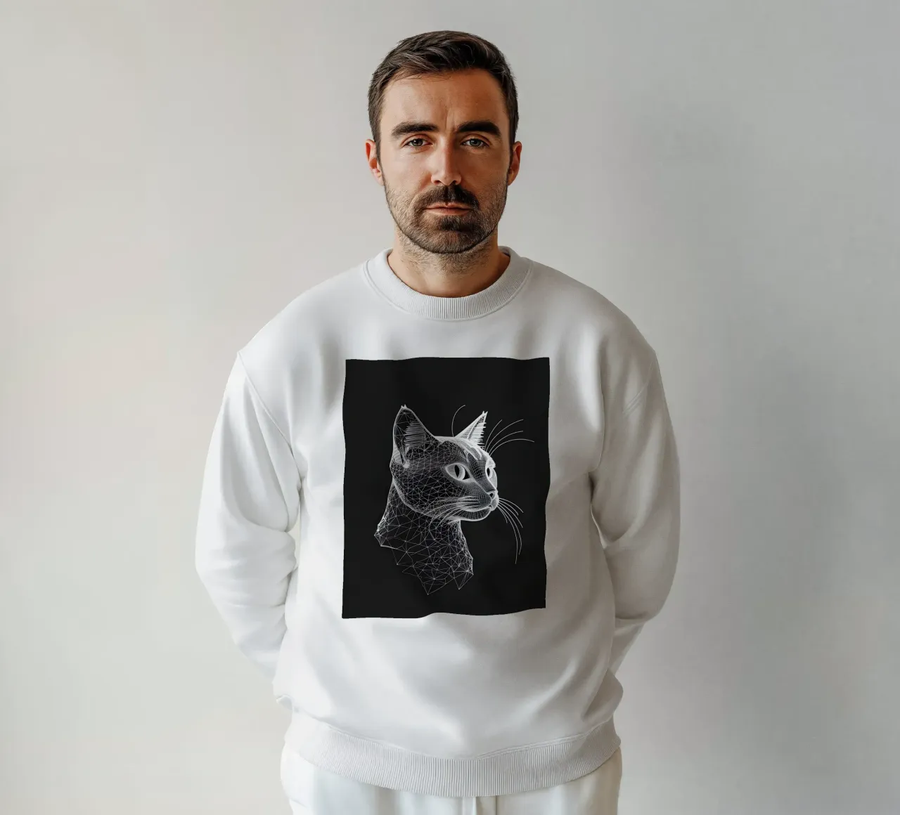 Cyberkat sweatshirt van uniqe world