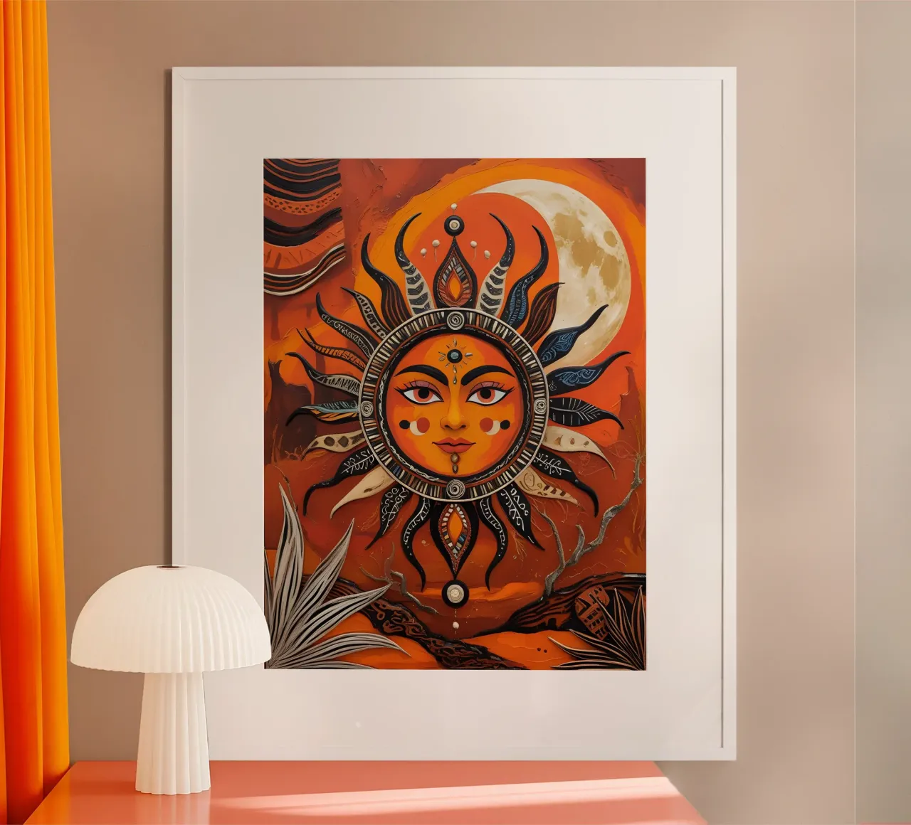 Zonnegod poster van uniqe world