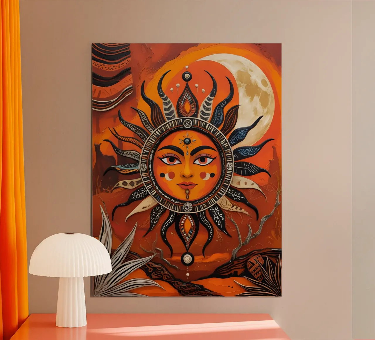 Zonnegod poster van uniqe world