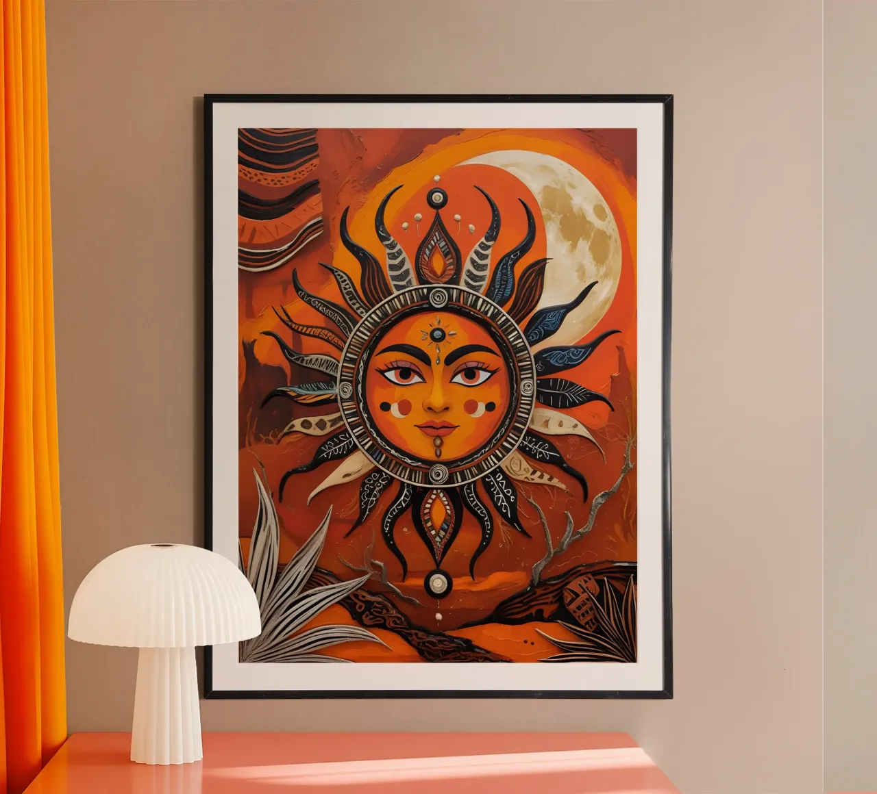 Zonnegod poster van uniqe world