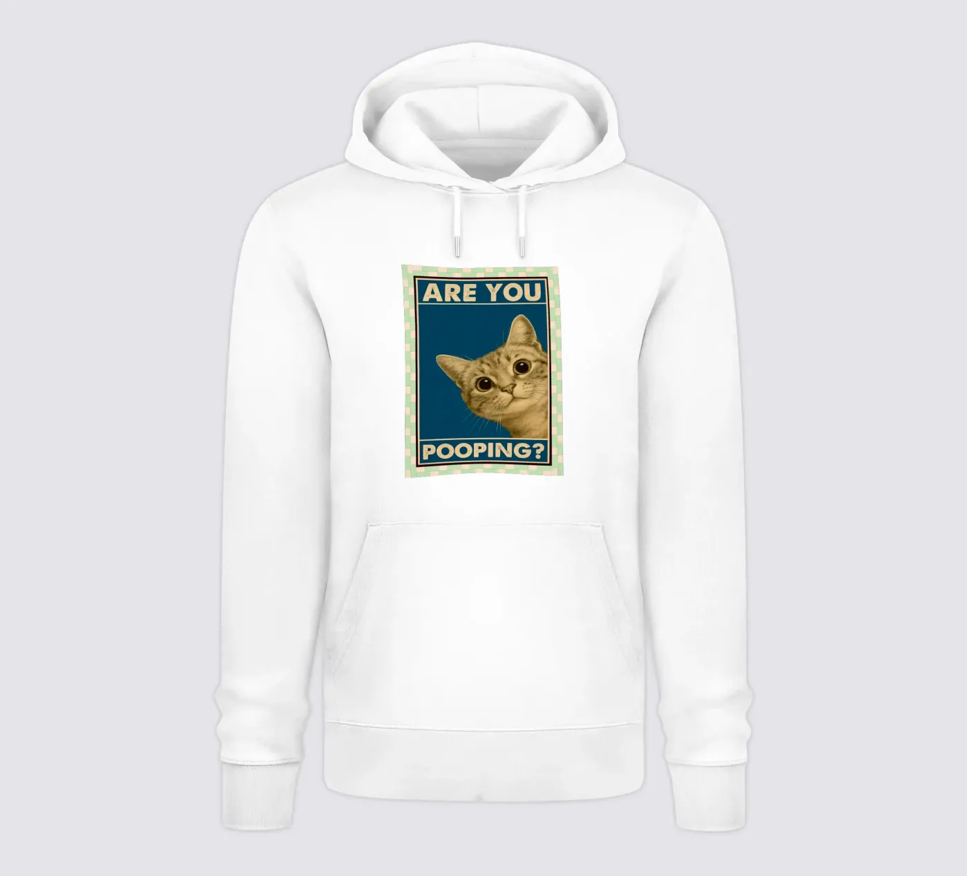 chat fais-tu caca sweat à capuche de Deetooz