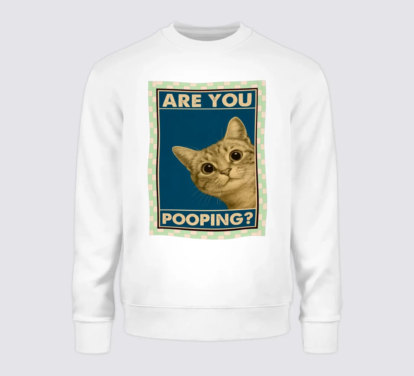 cat are you pooping felpa da Deetooz