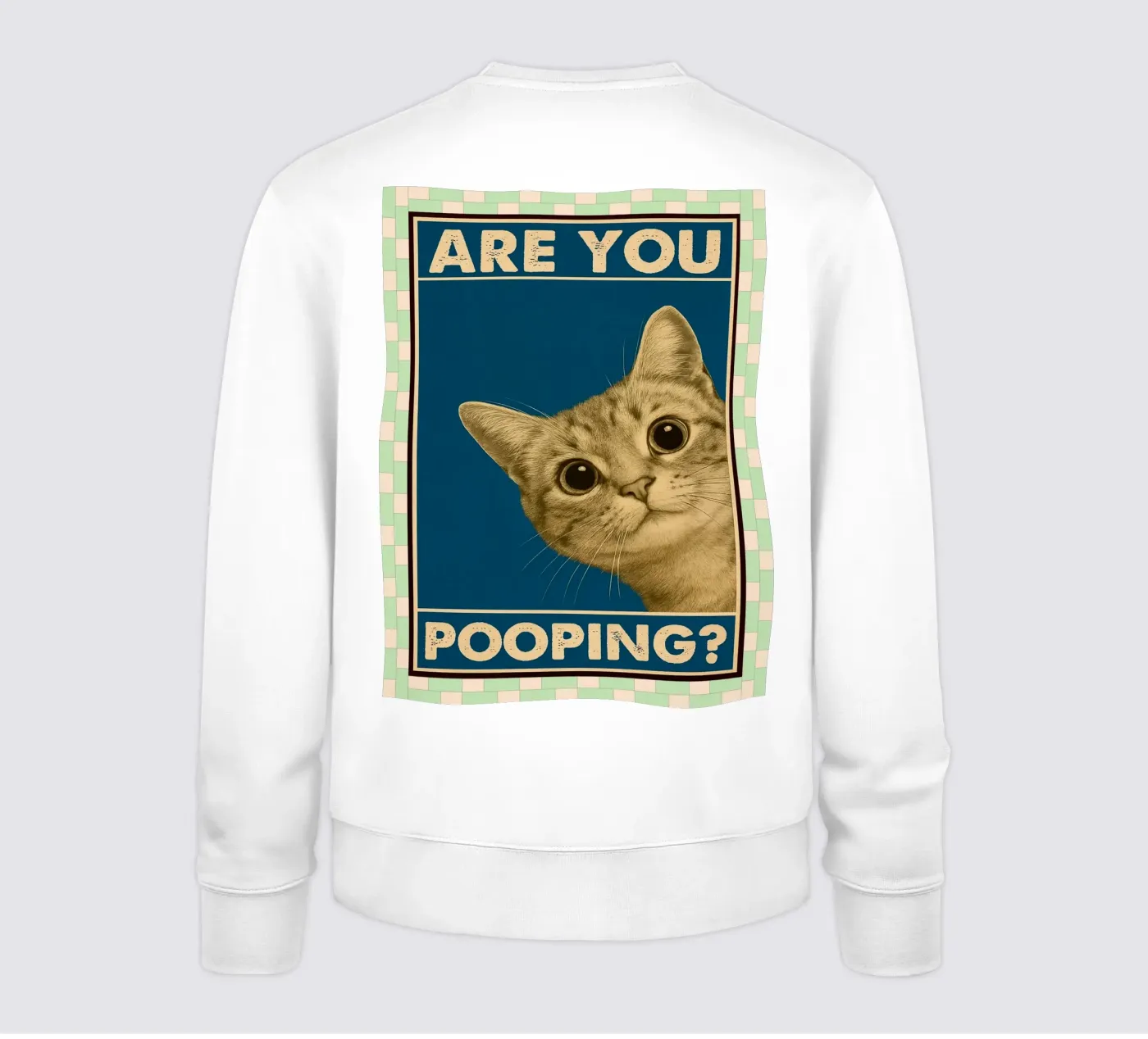 chat fais-tu caca sweat de Deetooz