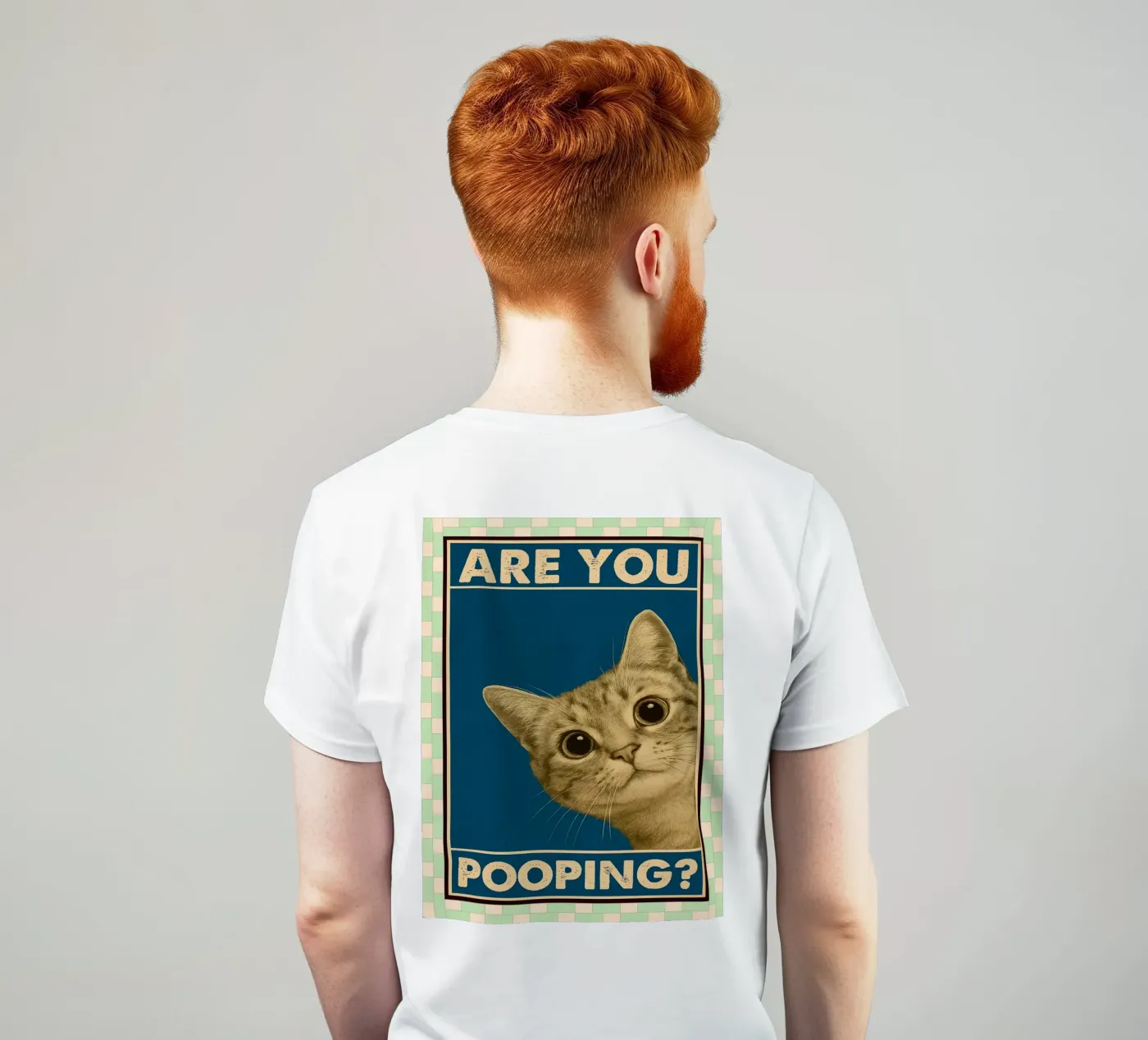 chat fais-tu caca t-shirt de Deetooz