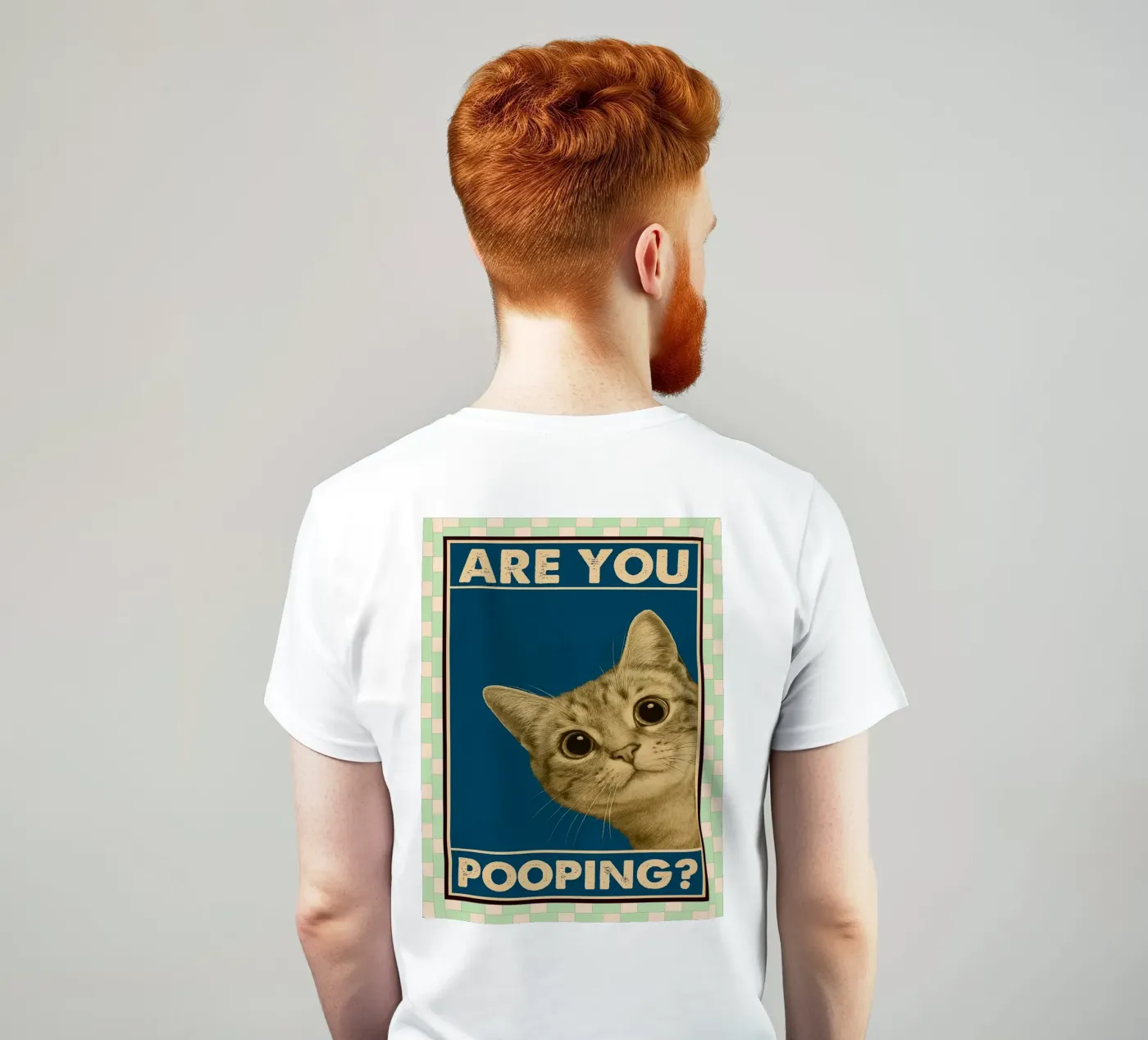chat fais-tu caca t-shirt de Deetooz